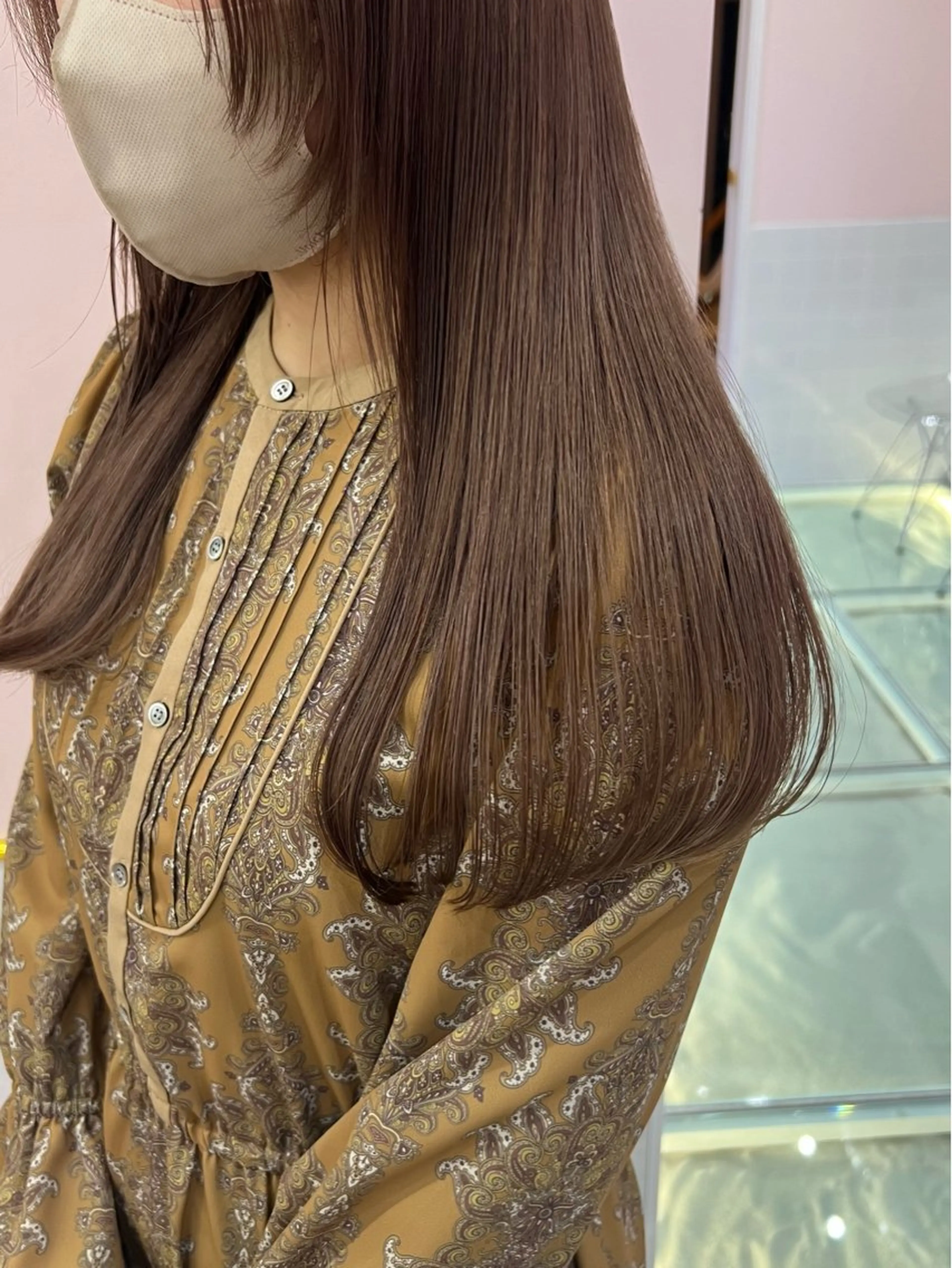 カラー ベージュカラー カット ヘアカラー 🎀ガーリー/レイヤ ー🎀Mahoのヘアスタイル