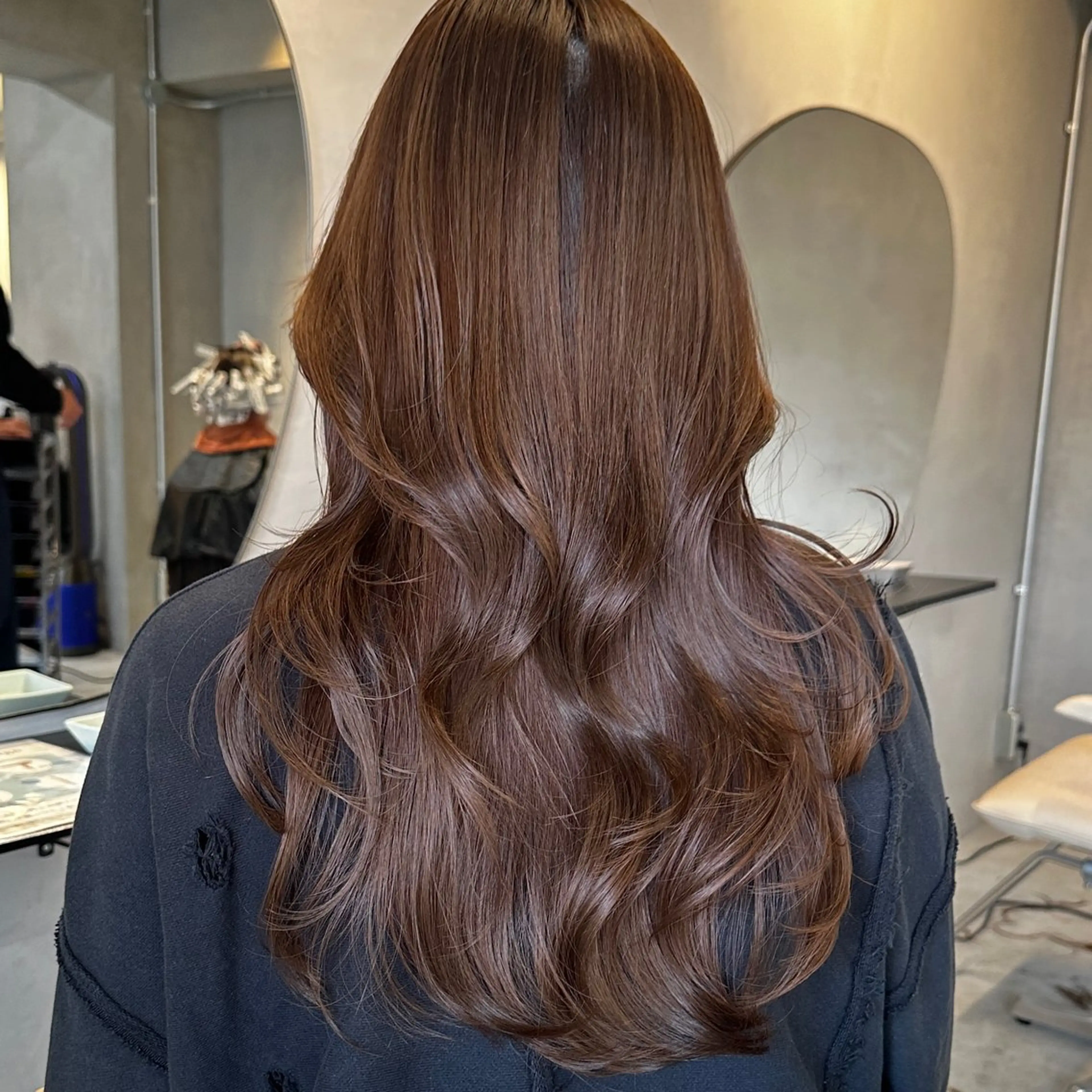 ロング カラー パーマ カット パーマ トリートメント レイヤーカット /髪質改善 小池 祐のヘアスタイル