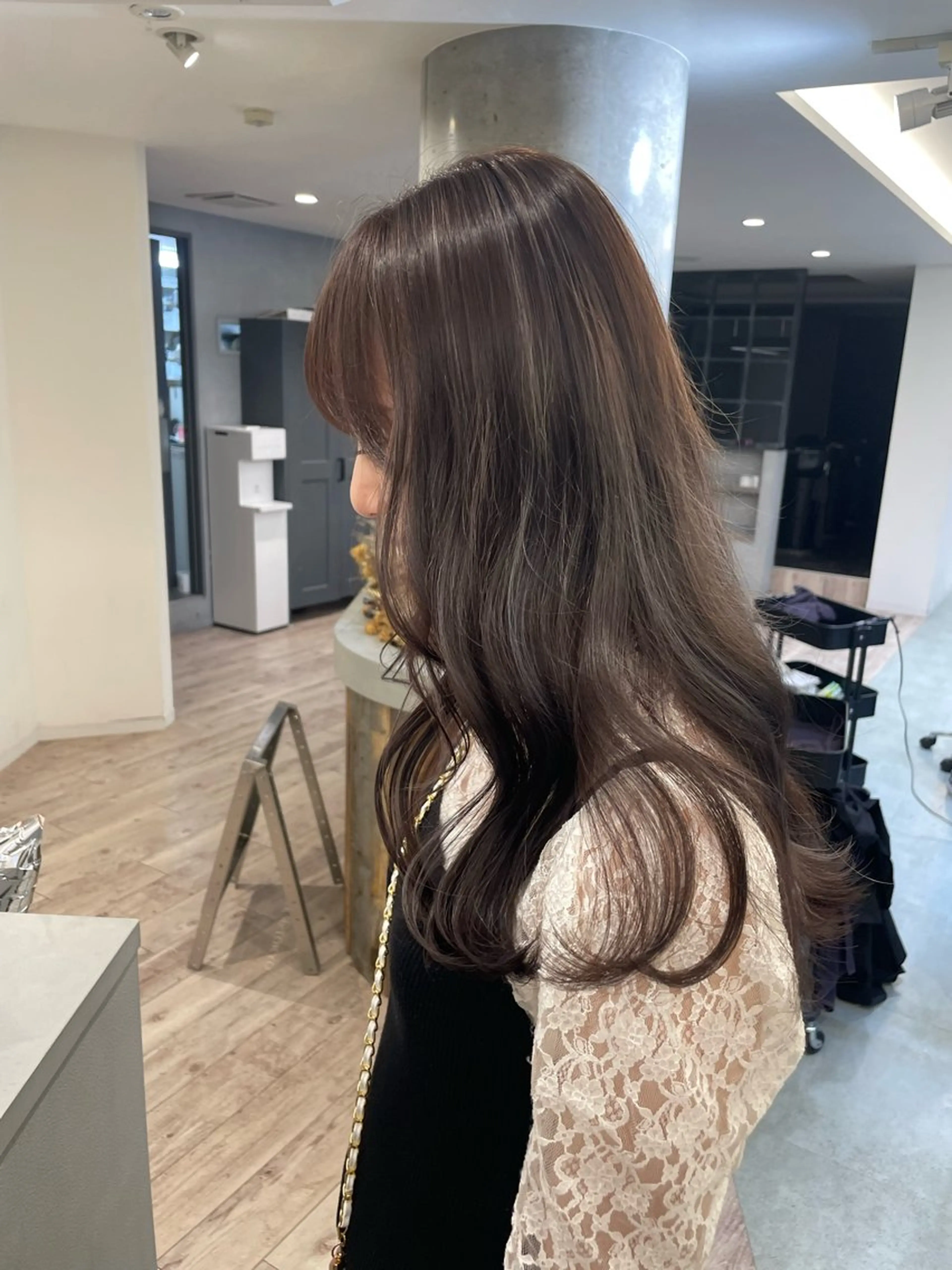 ロング ♡似合わせハイトーン ♡maiのヘアスタイル