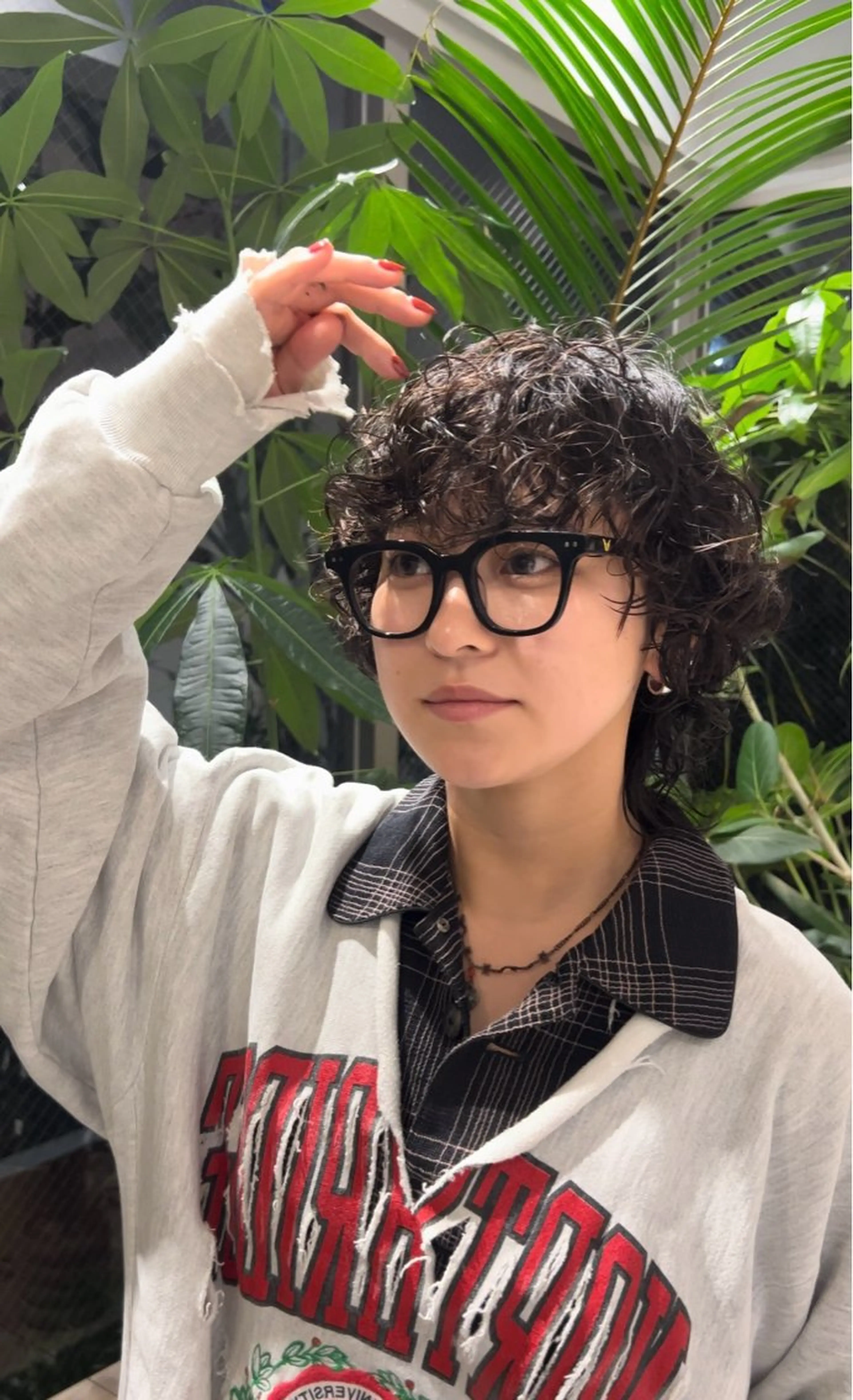 ミディアム パーマ パーマ/ボブ /レイヤー チヒロのヘアスタイル