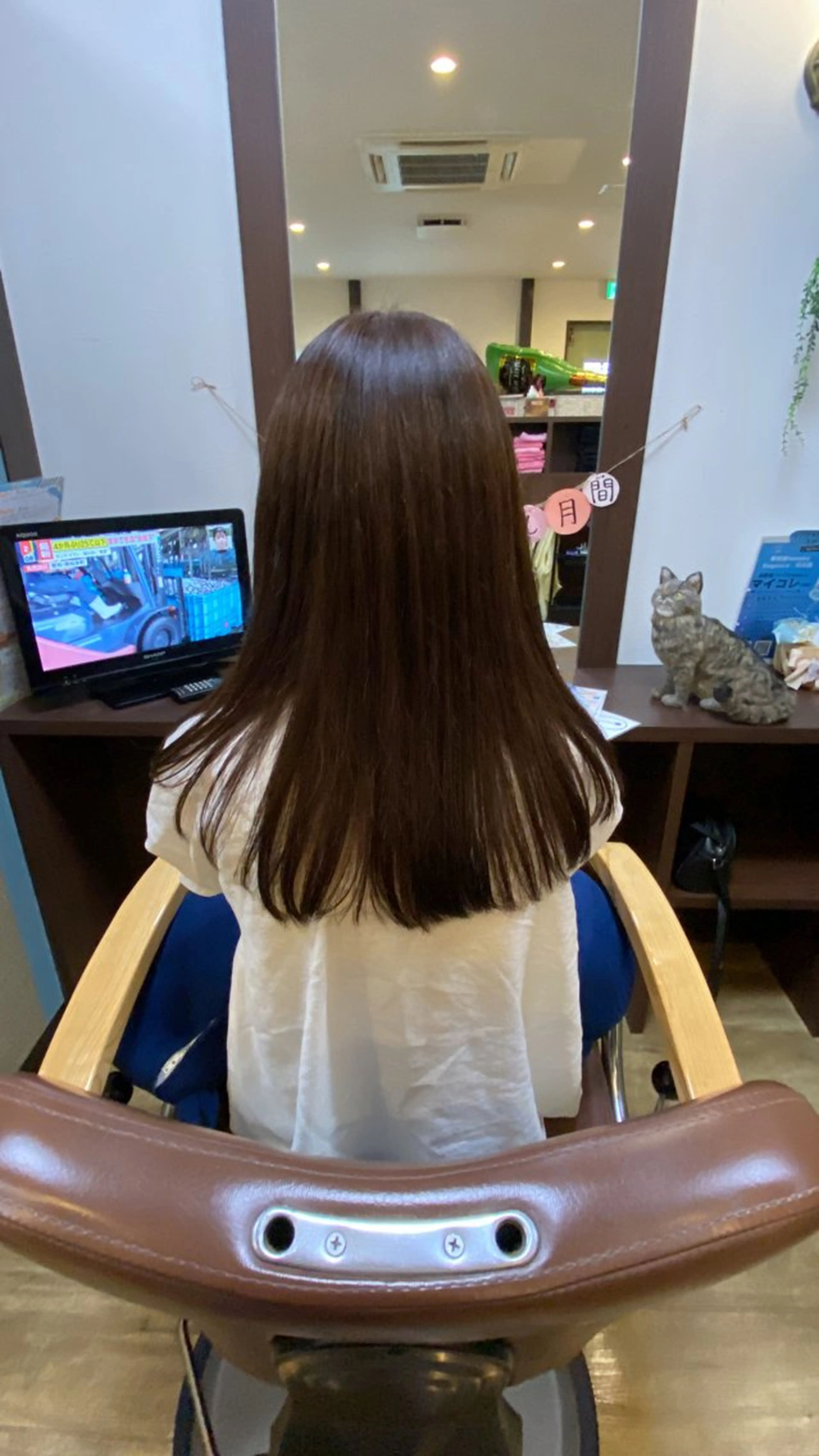 カット＋白髪染めの写真