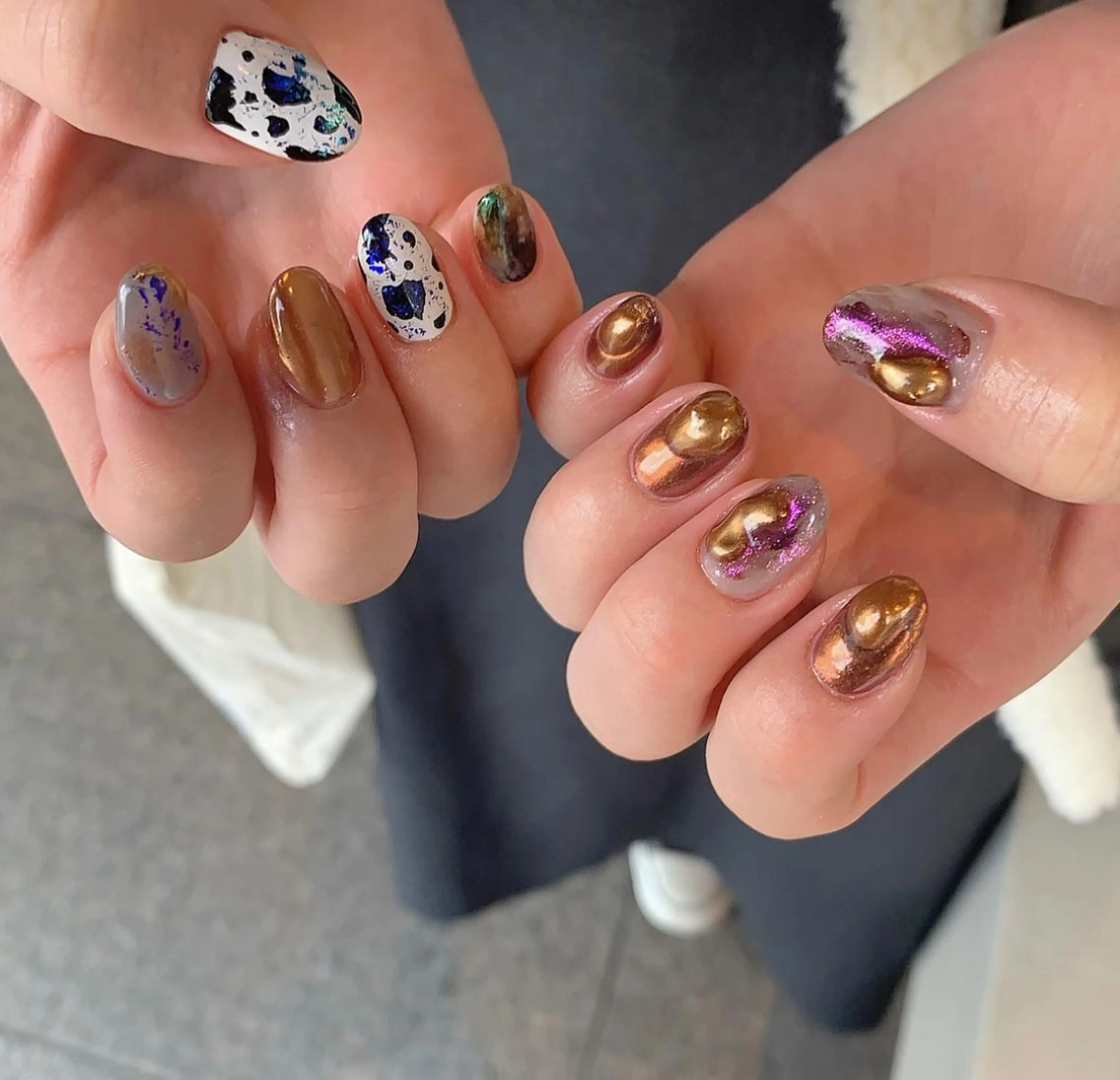 ネイル ハンドネイル にしぐち はるかのネイルデザイン