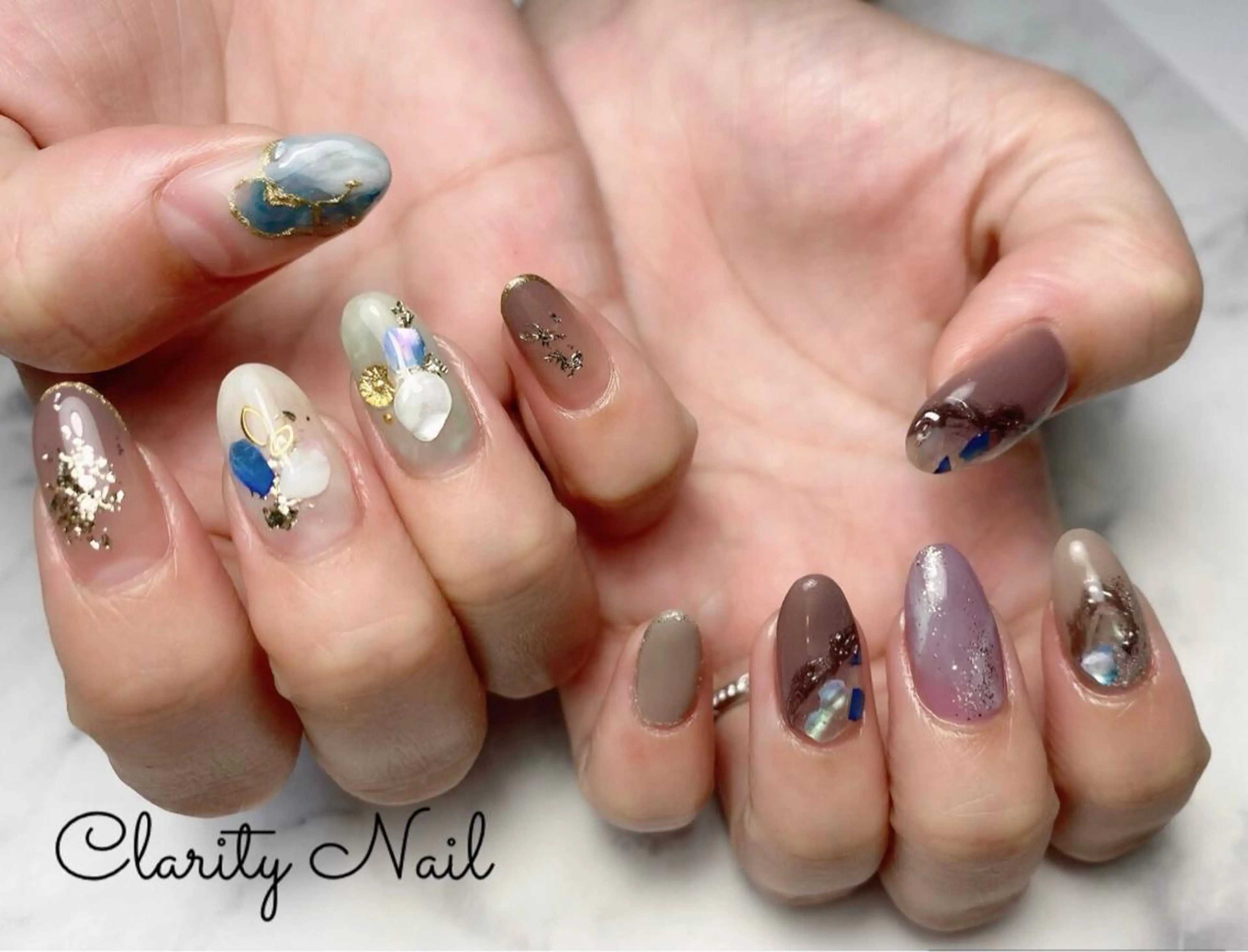 ネイル アートネイル 持ち込み ハンドネイル Clarity Nailのネイルデザイン