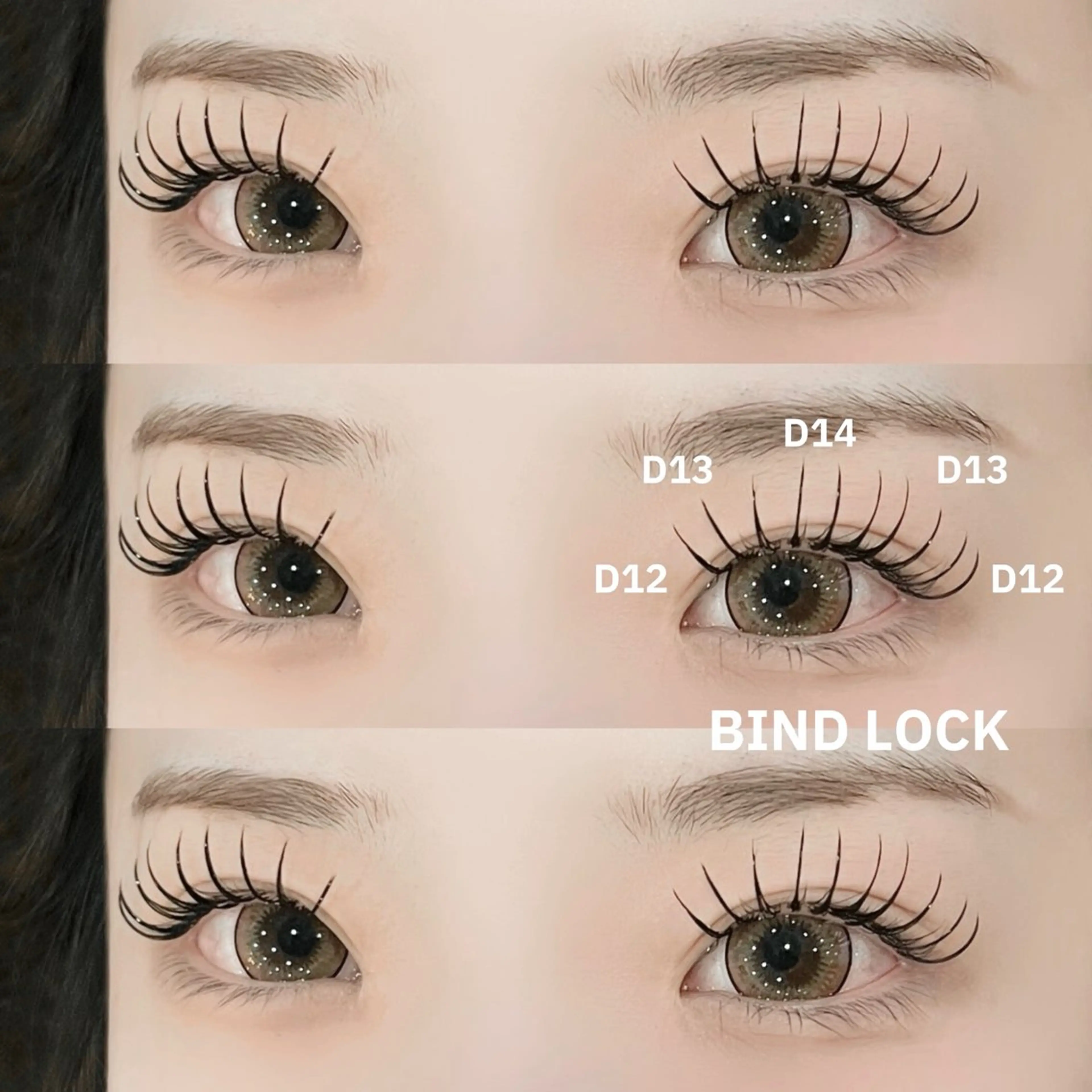 マツエク・マツパ バインドロック 束感まつ毛 キュート マツエク ＊OLIVIA池袋 ＊長友のマツエク・マツパデザイン