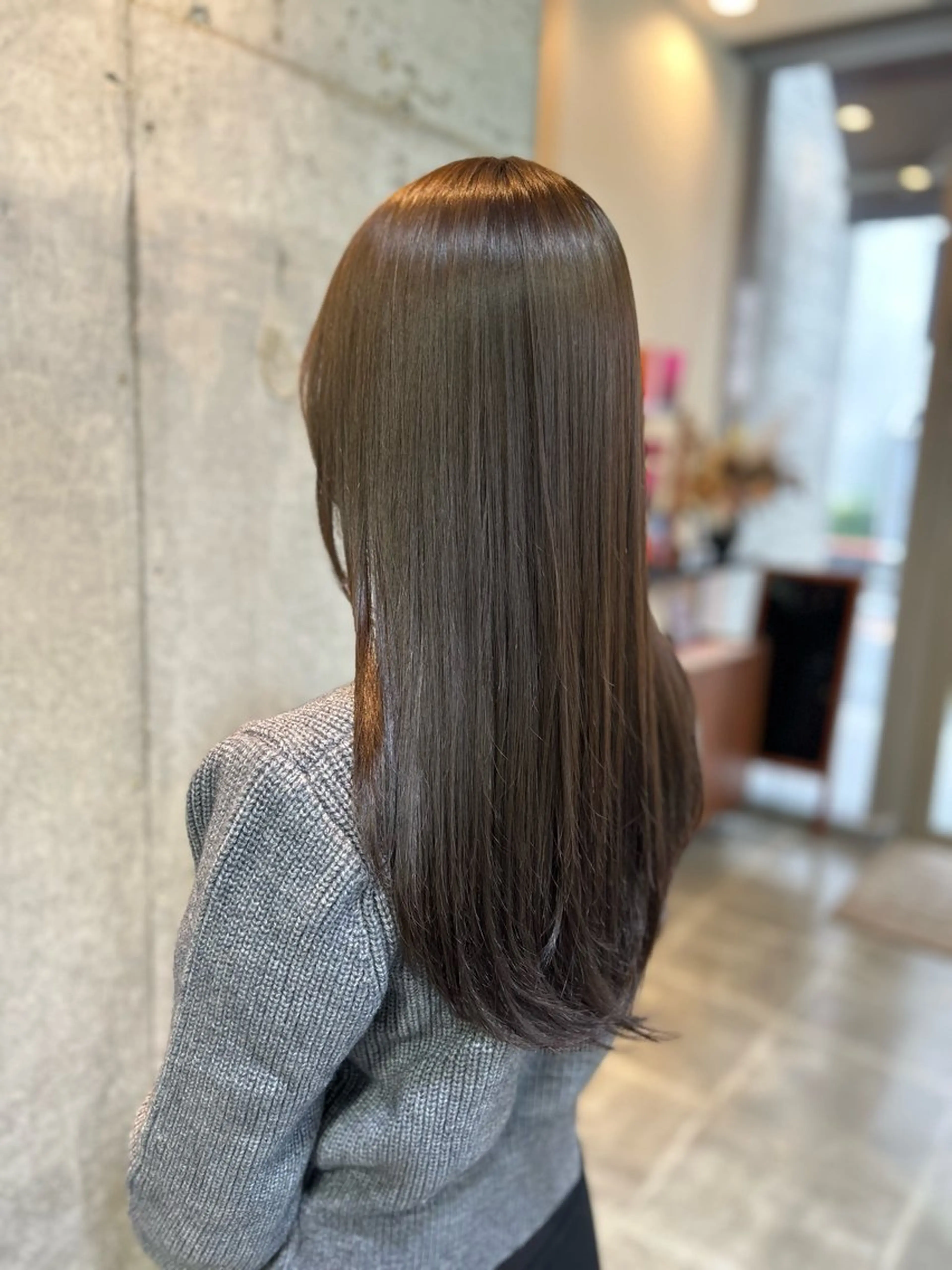 ロング カラー オリーブカラー カット ヘアカラー 🎀たな 🧸のヘアスタイル