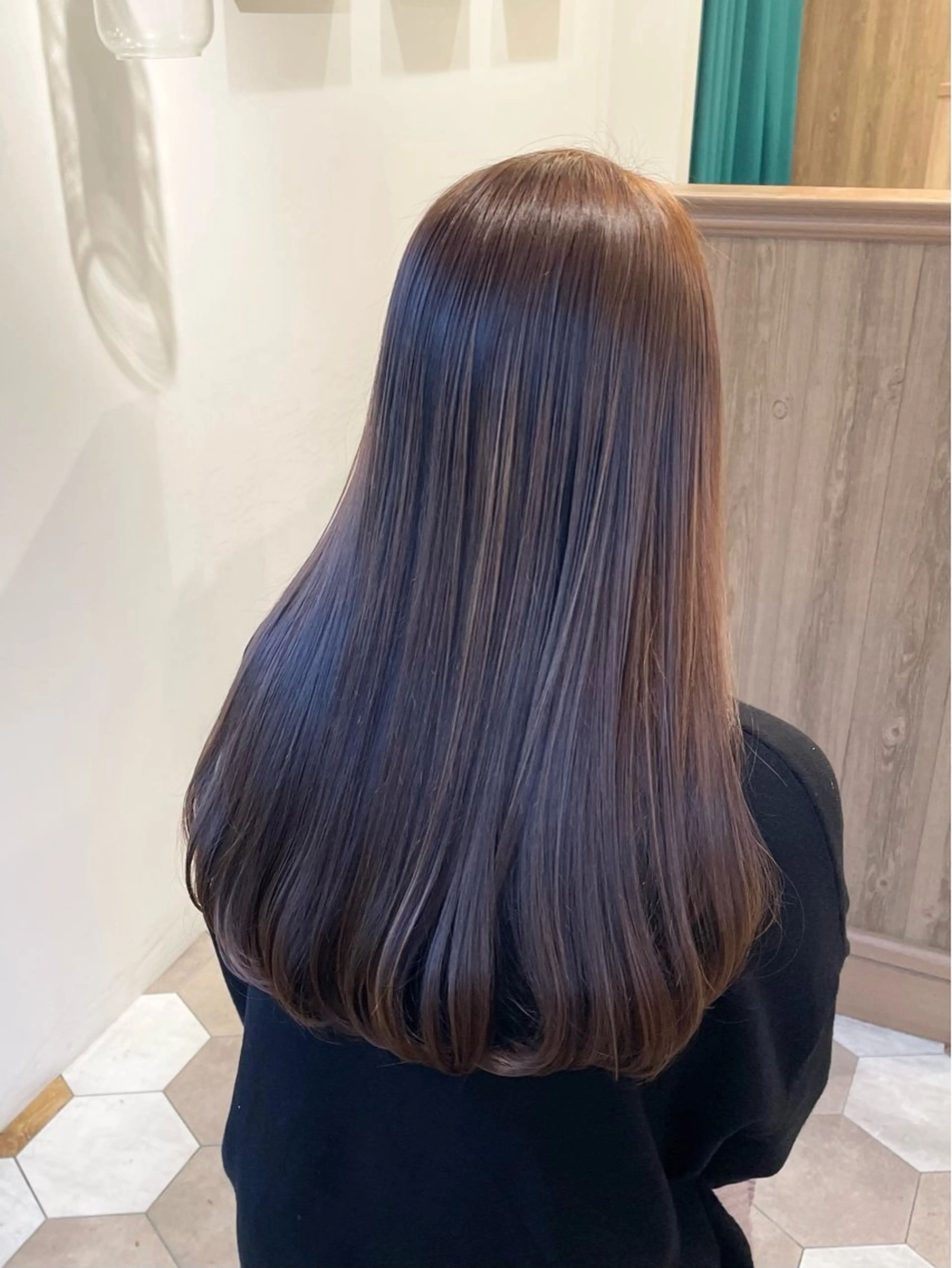 ロング トリートメント カット トリートメント 顔まわりcut🌿 Hinakoのヘアスタイル