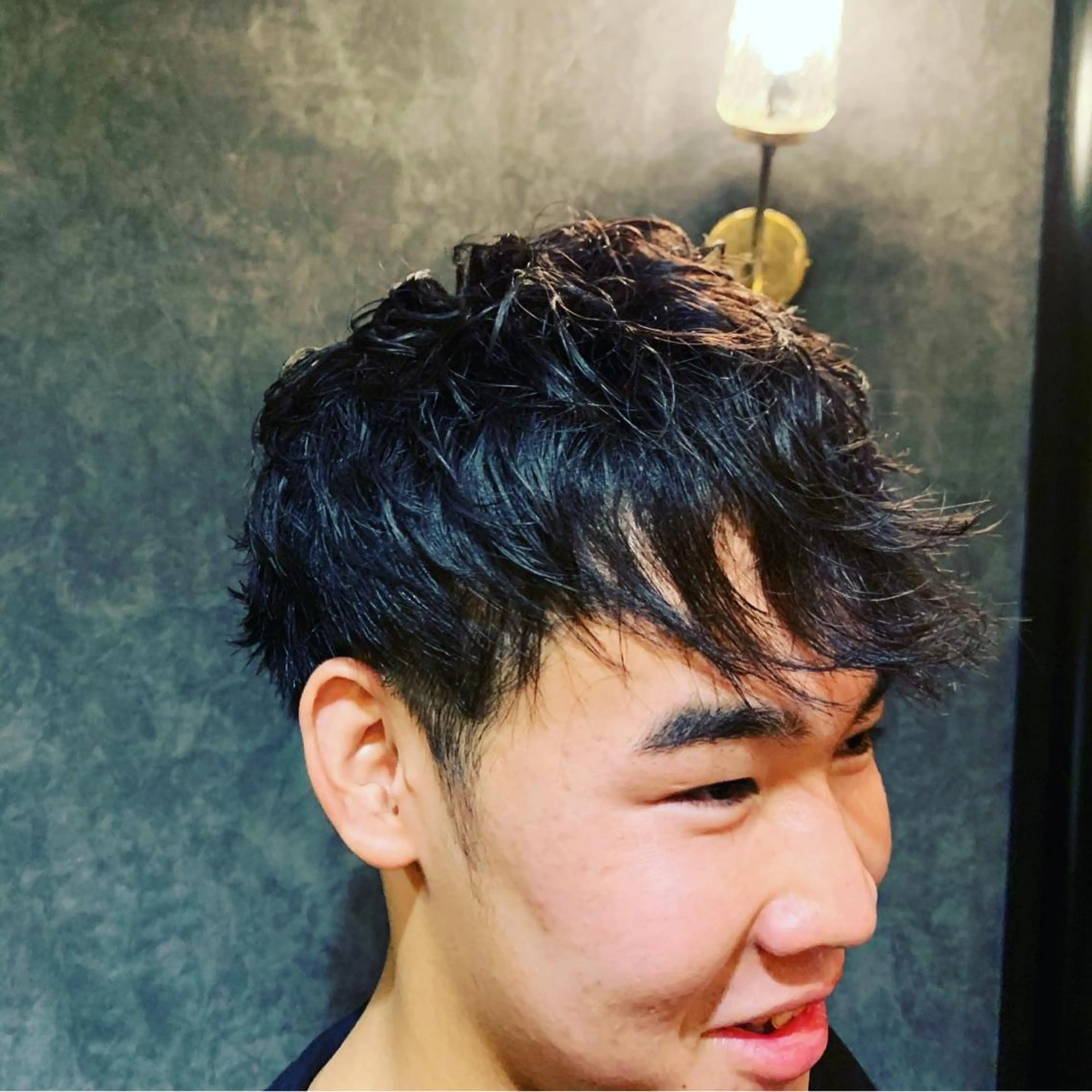 ショート パーマ メンズ カット ひらお あおとのヘアスタイル