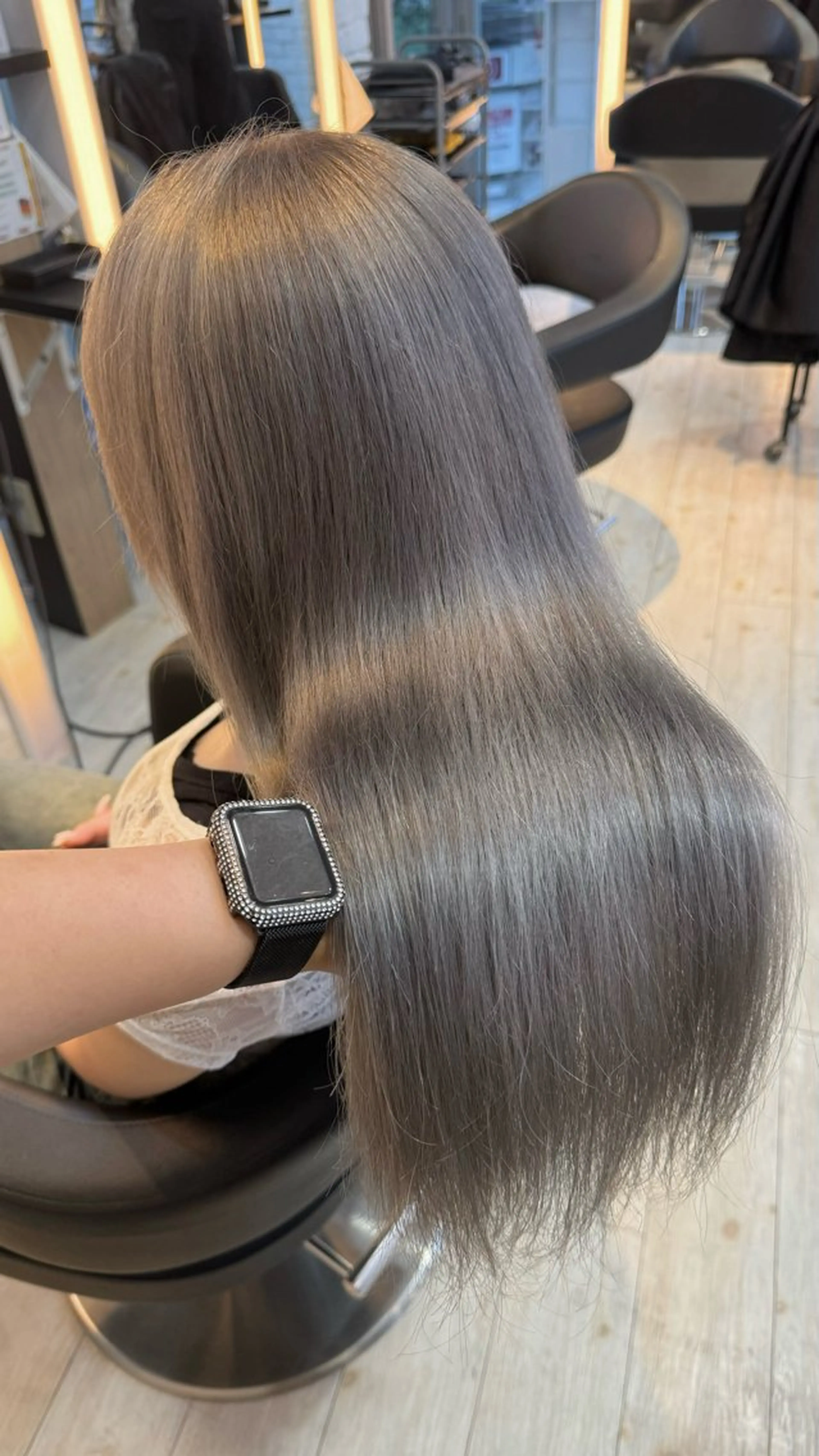 ロング カラー カット ヘアカラー トリートメント rinko/メンズ/ ブリーチカラー/栄のヘアスタイル