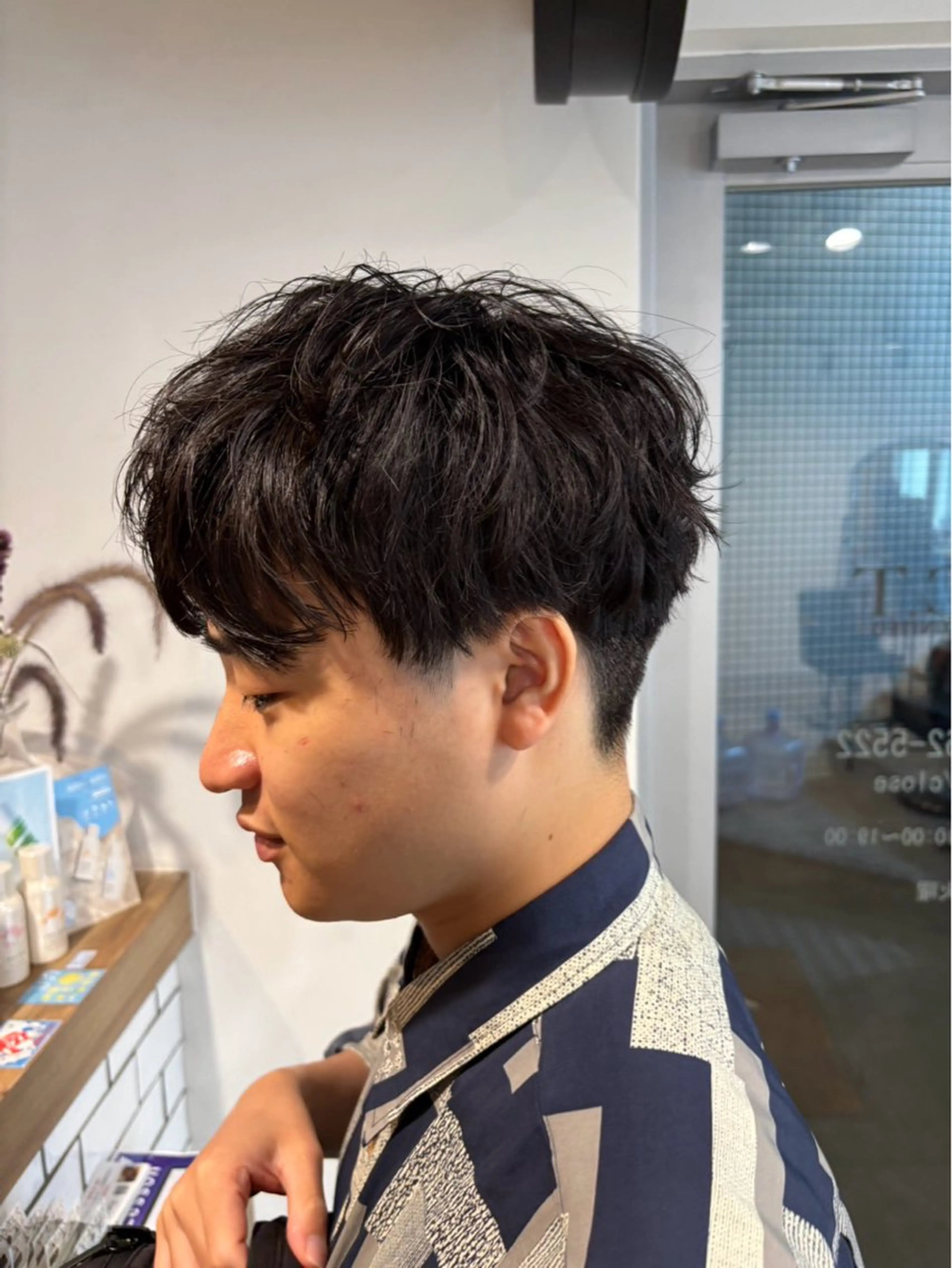 パーマ メンズ メンズパーマ カット パーマ 無料モデル募集/ボブ /レイヤー/Rinのヘアスタイル