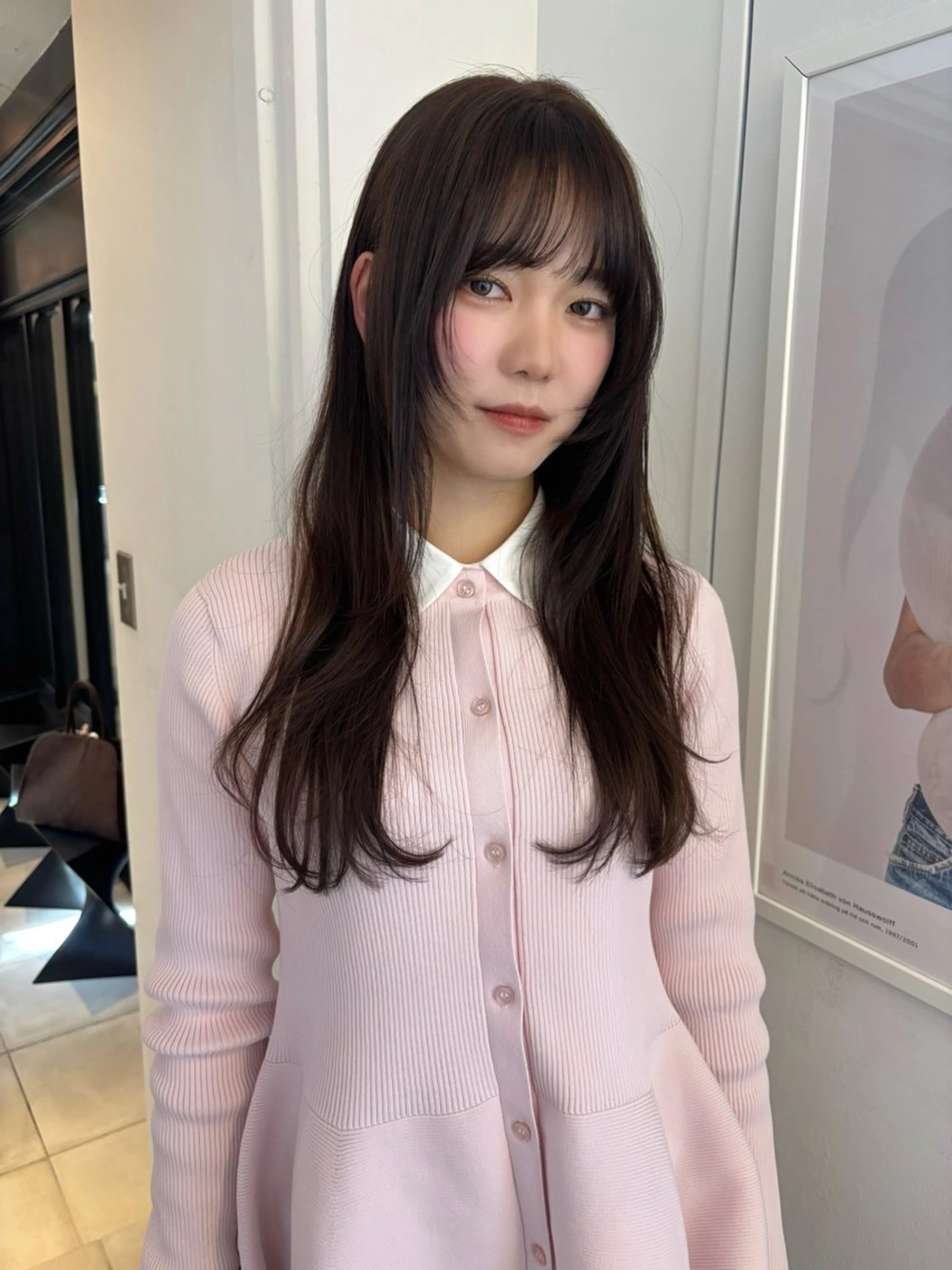 ロング カラー カット ヘアカラー riria/ボブ /透明感カラー🎀のヘアスタイル