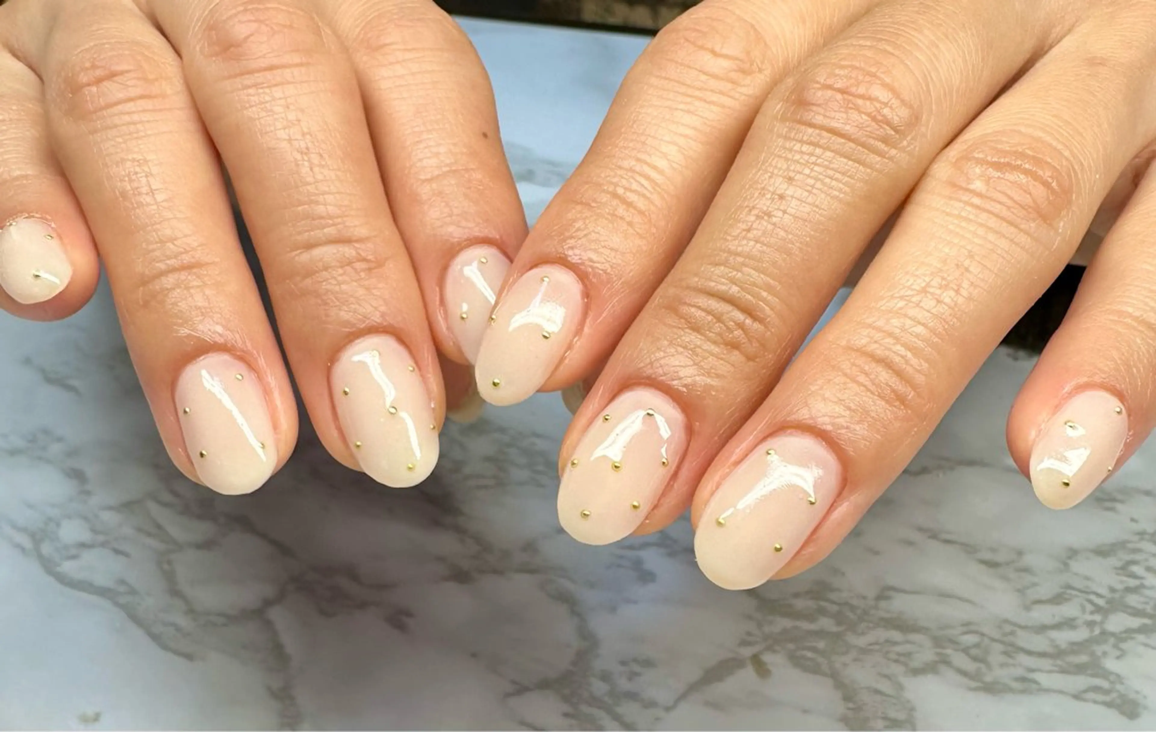 ネイル アートネイル ワンカラーネイル 春ネイル M.N_ nailのネイルデザイン