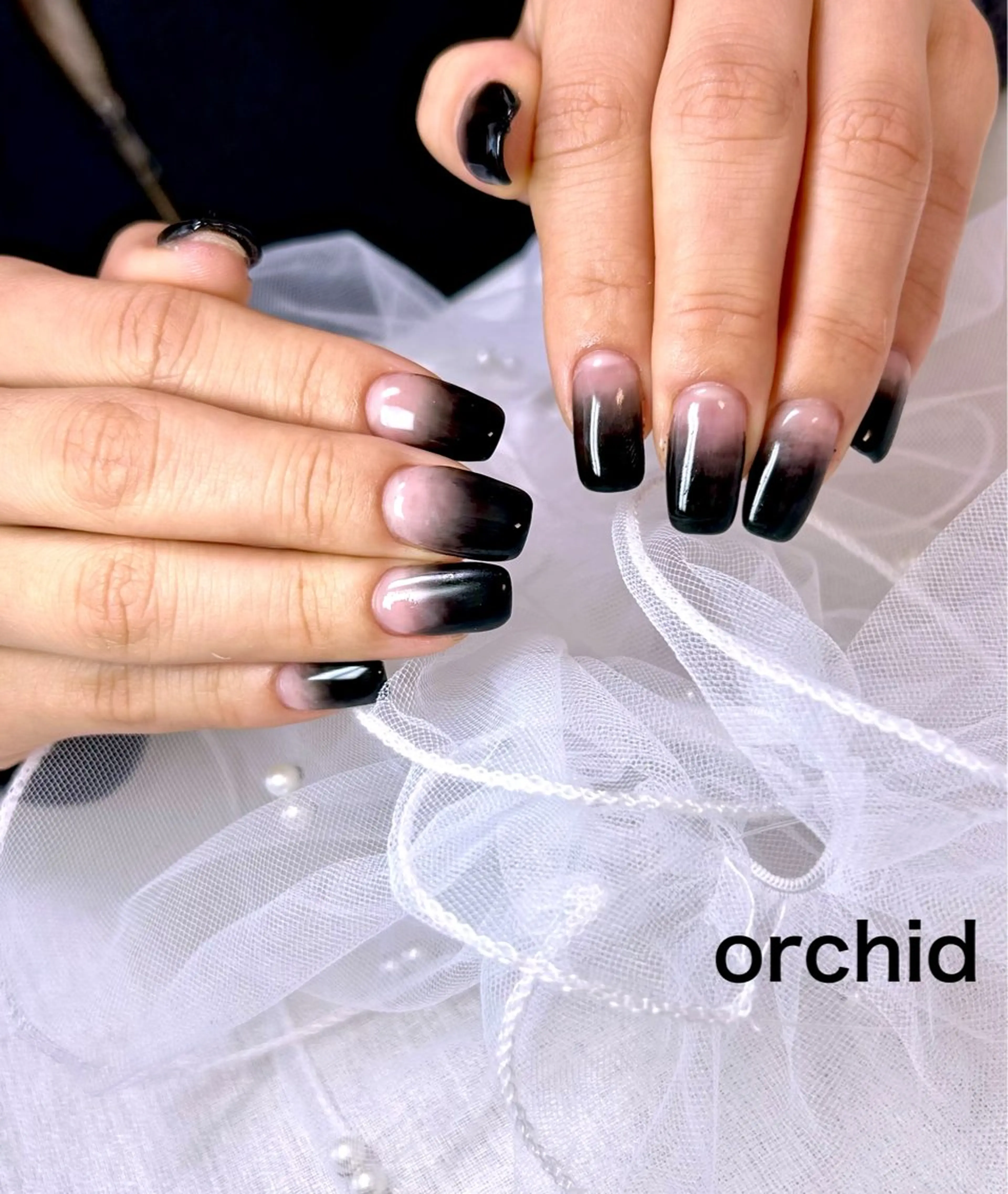 ネイル ハンドネイル orchid ♡オーキッドのネイルデザイン