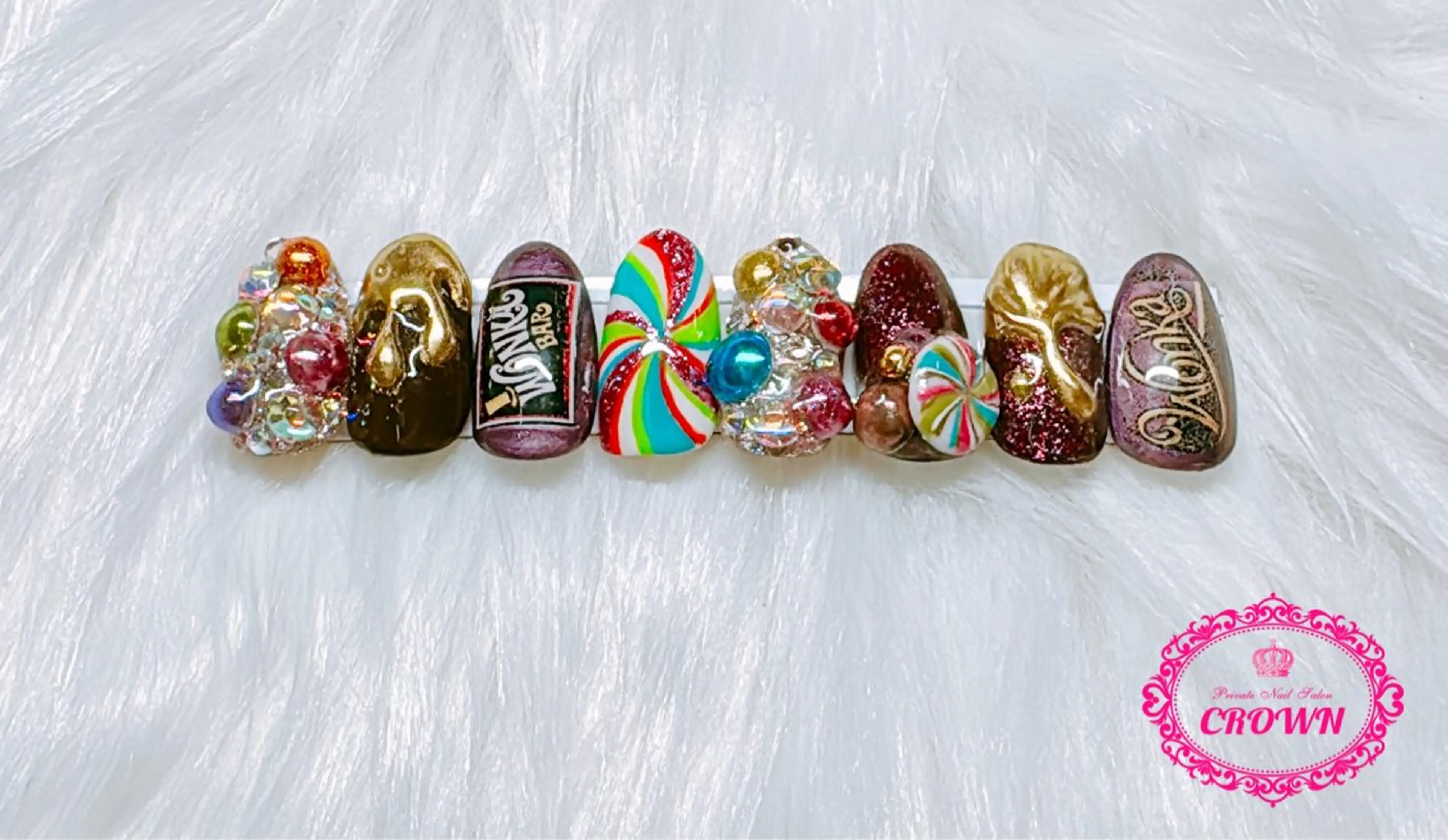 ネイル CROWN プライベートサロンのネイルデザイン