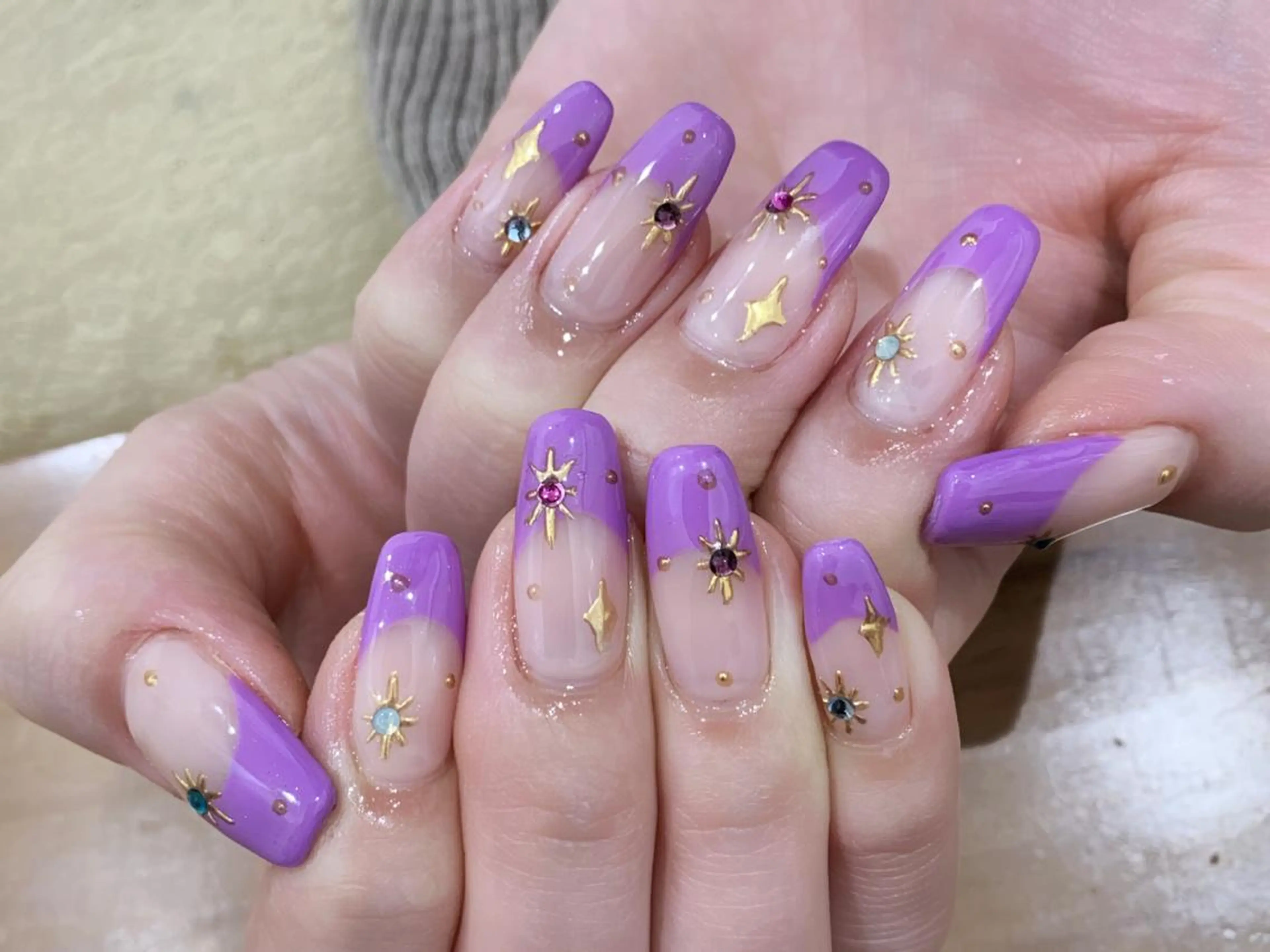 ネイル アートネイル フレンチネイル ハンドネイル 中川 愛理のネイルデザイン