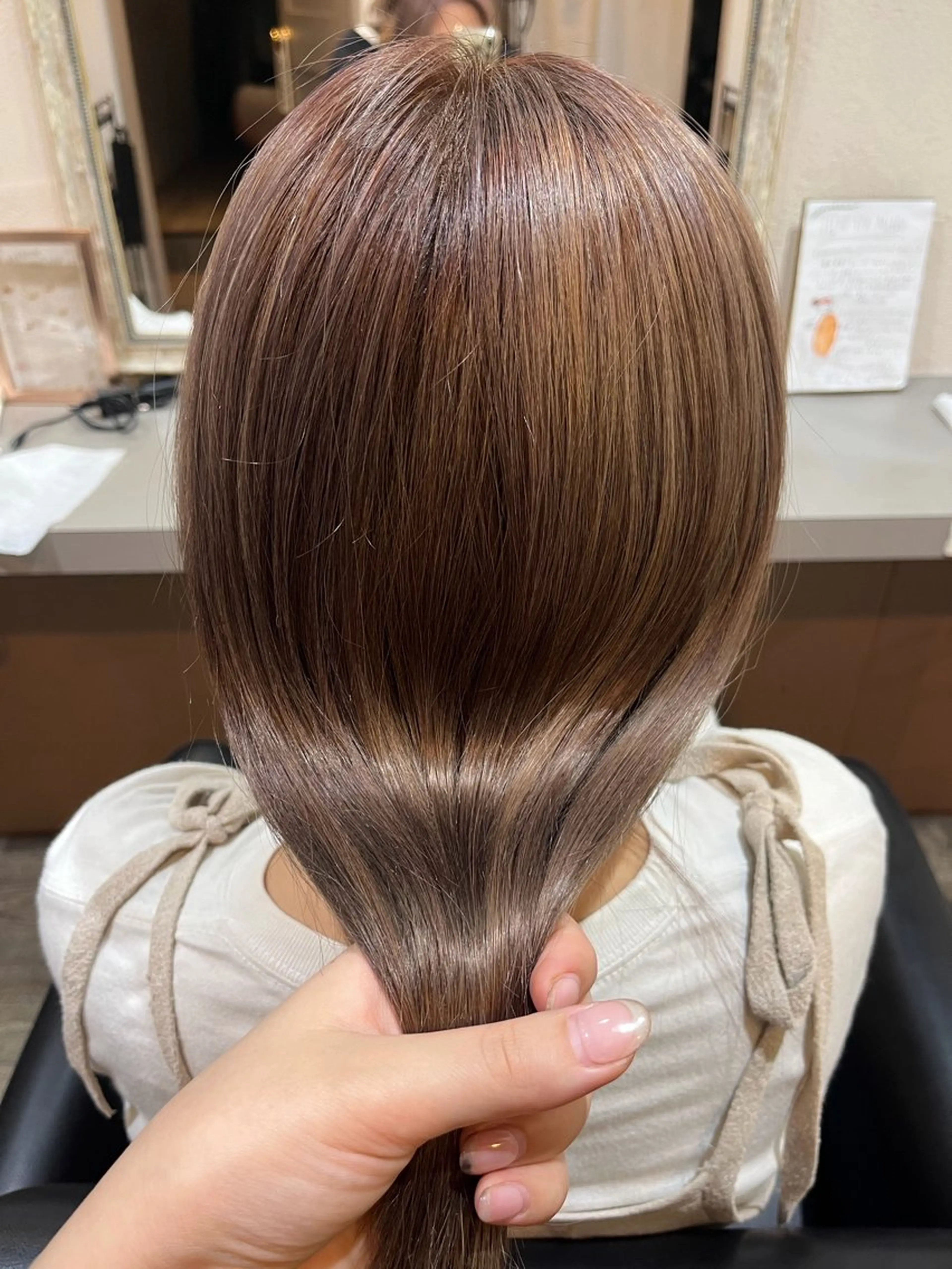 ミディアム トリートメント トリートメント 松本 恵依のヘアスタイル