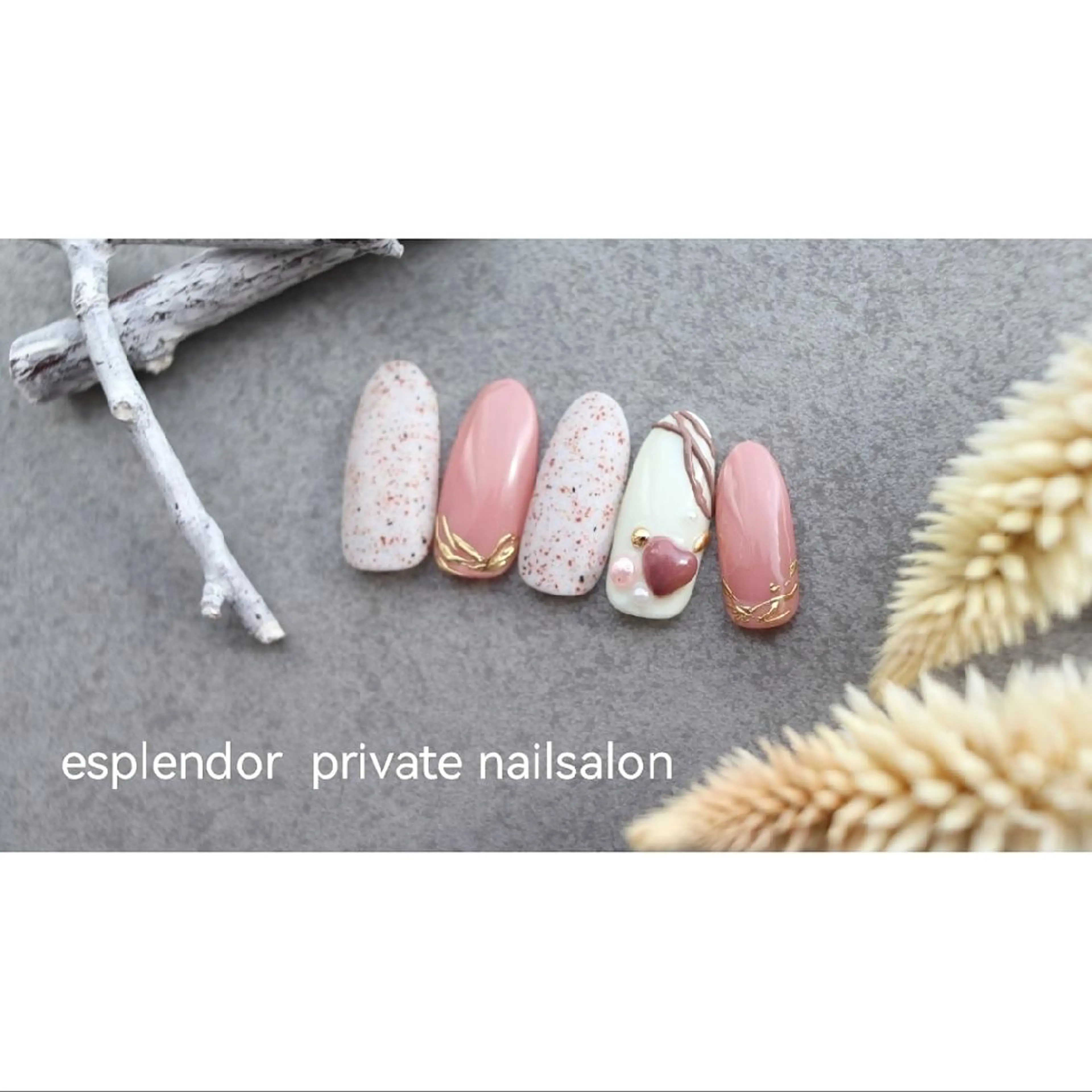 ネイル バレンタイン esplendor  小野寺のネイルデザイン