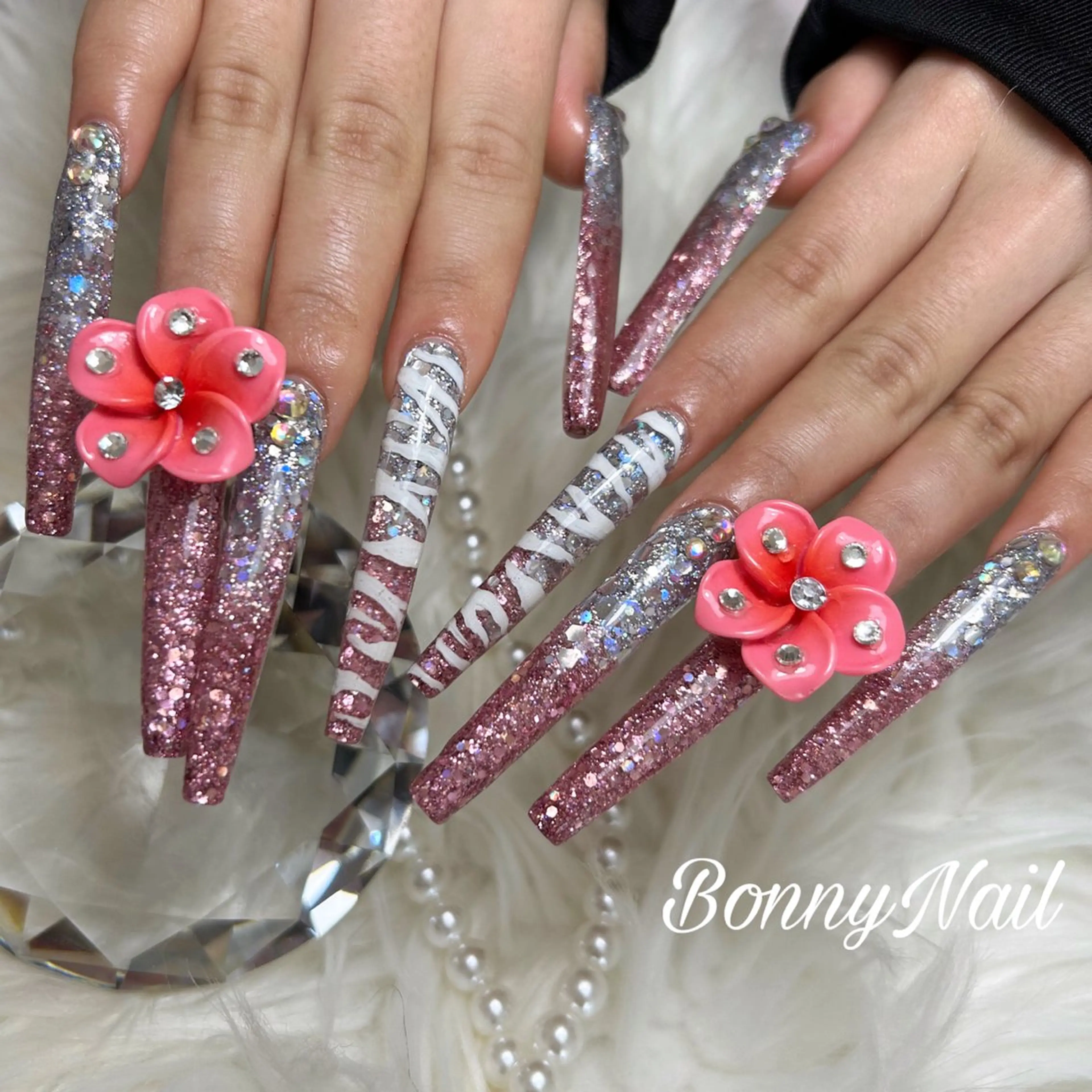 ネイル ロングネイル ハンドネイル Bonny Nailのネイルデザイン