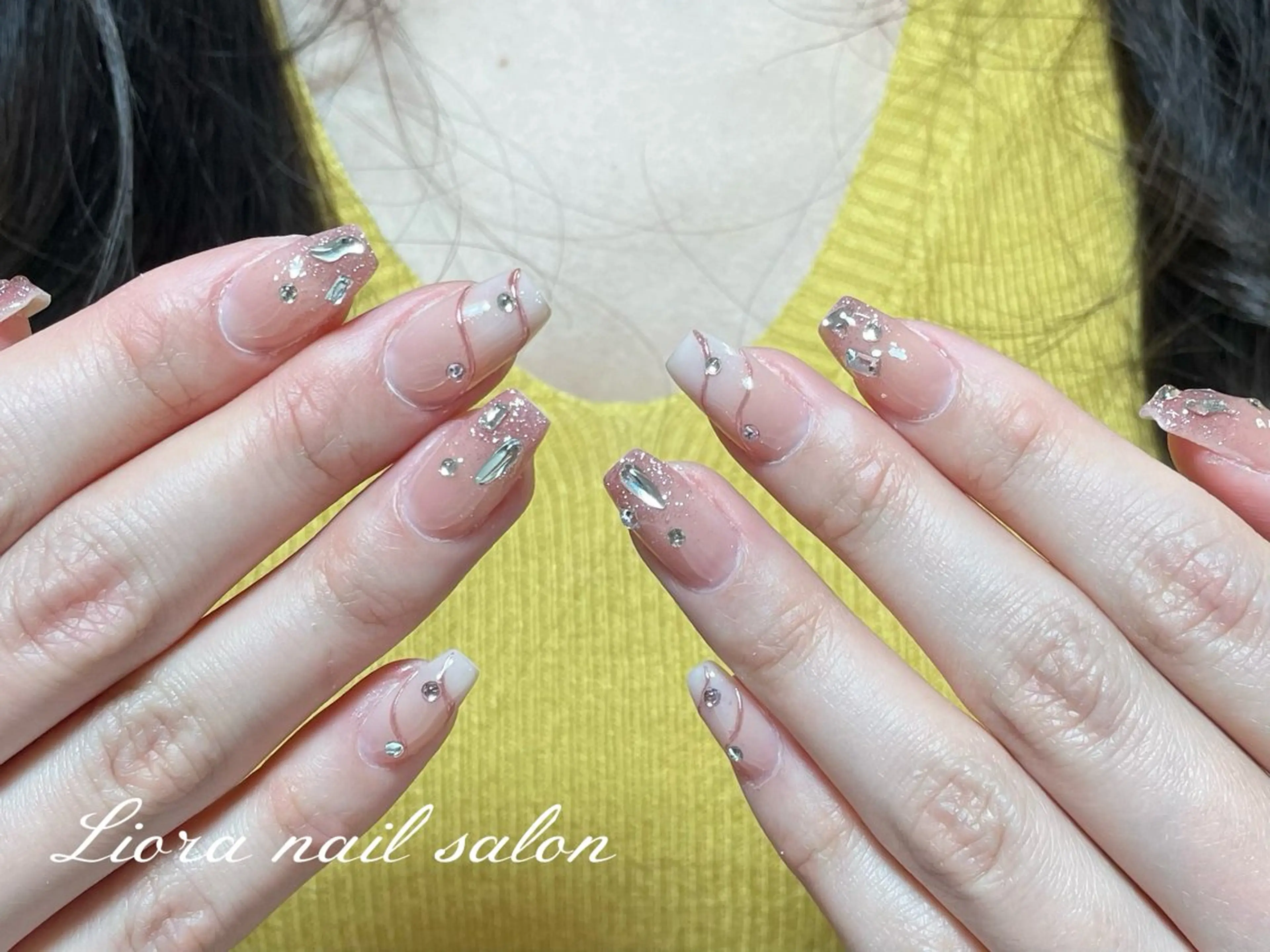 ネイル チークネイル フットネイル フレンチネイル ジェルネイル ガーリー ハンドネイル Liora nail スカルプ専門店のネイルデザイン