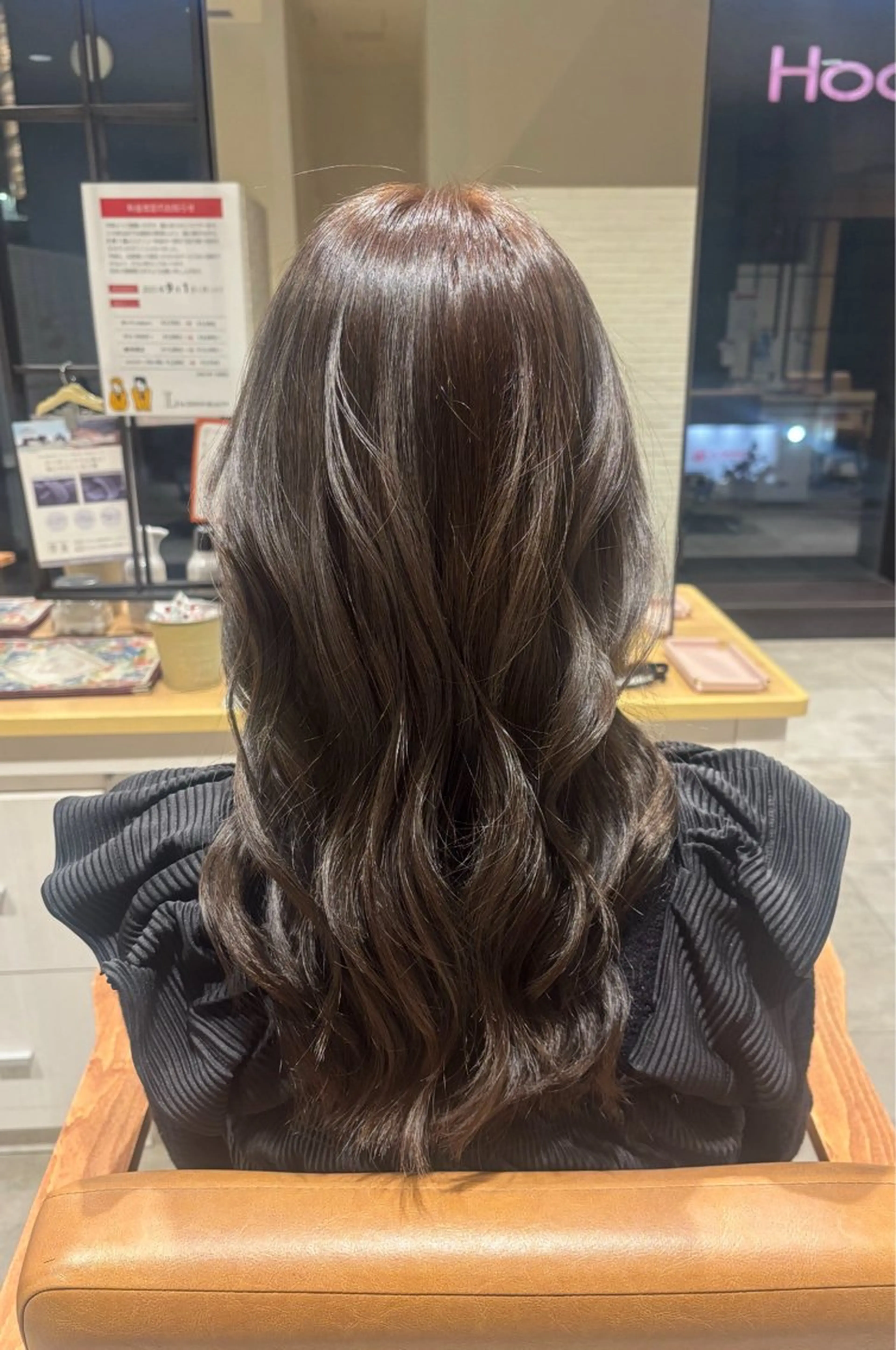 ロング カラー 山口 瑞穂のヘアスタイル
