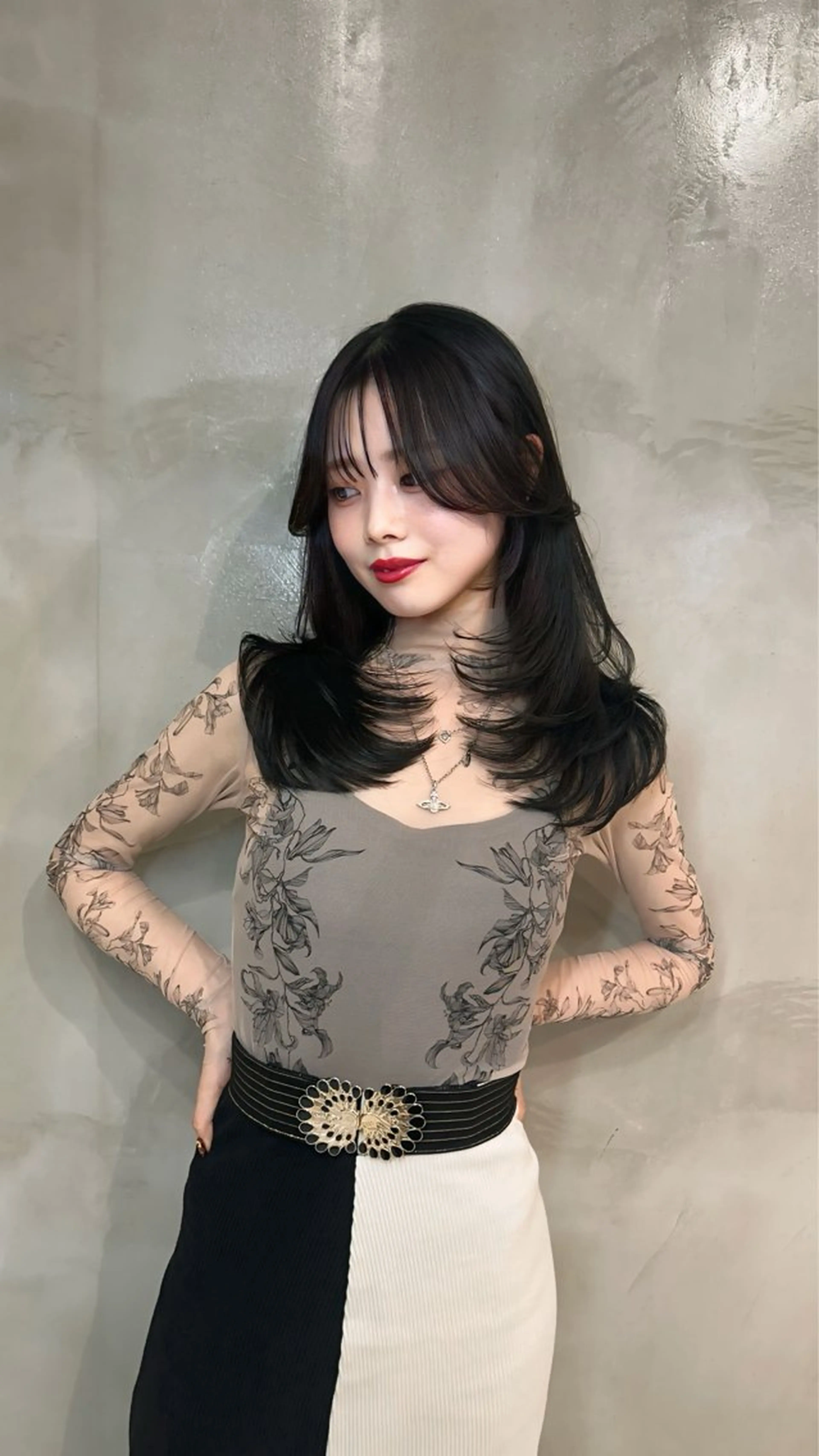 ロング 中韓🇨🇳🇰🇷 🤍TAKAHIROのヘアスタイル