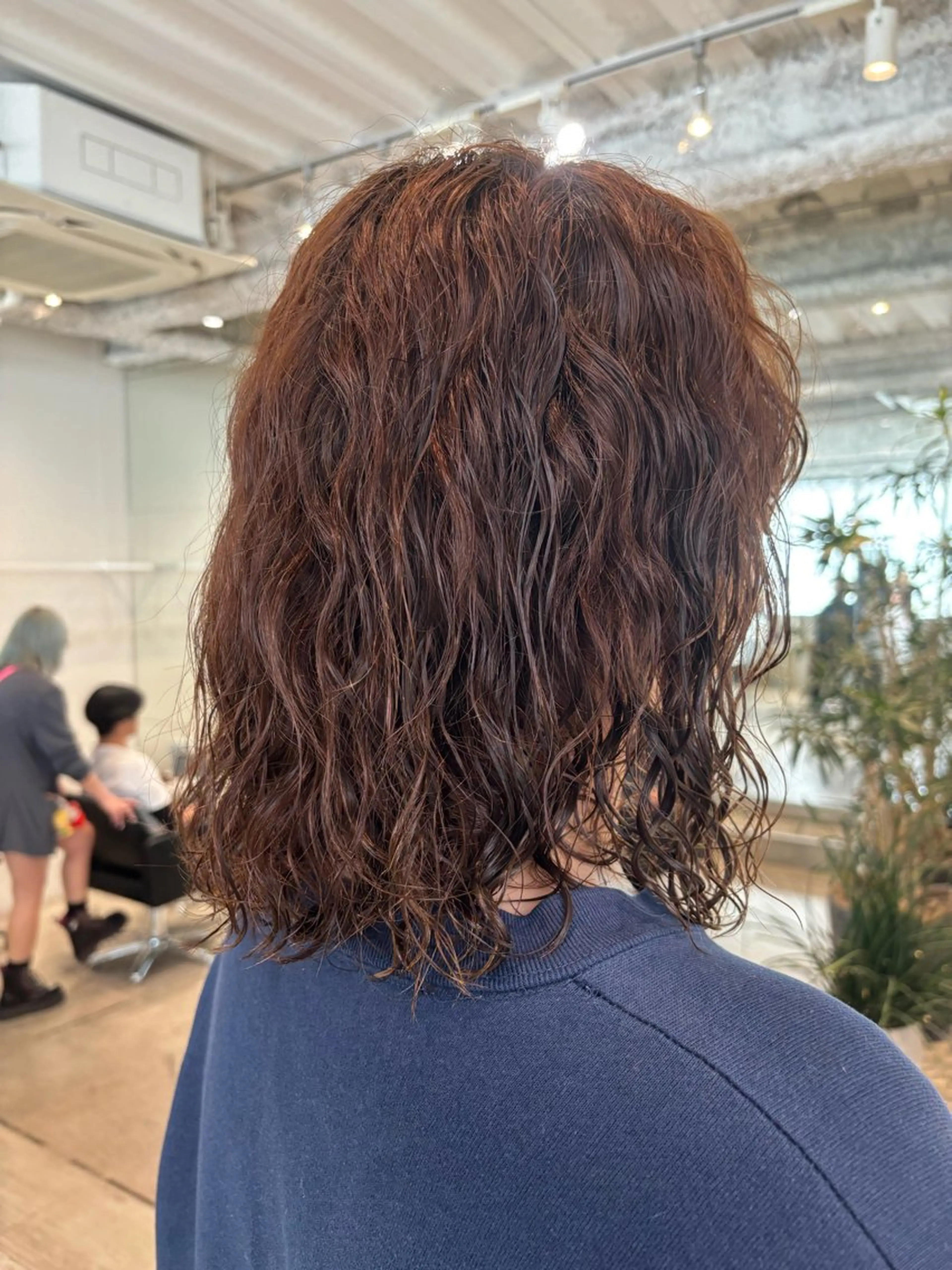 ミディアム パーマ カット パーマ ANY/須田麻人 /パーマスタイルのヘアスタイル