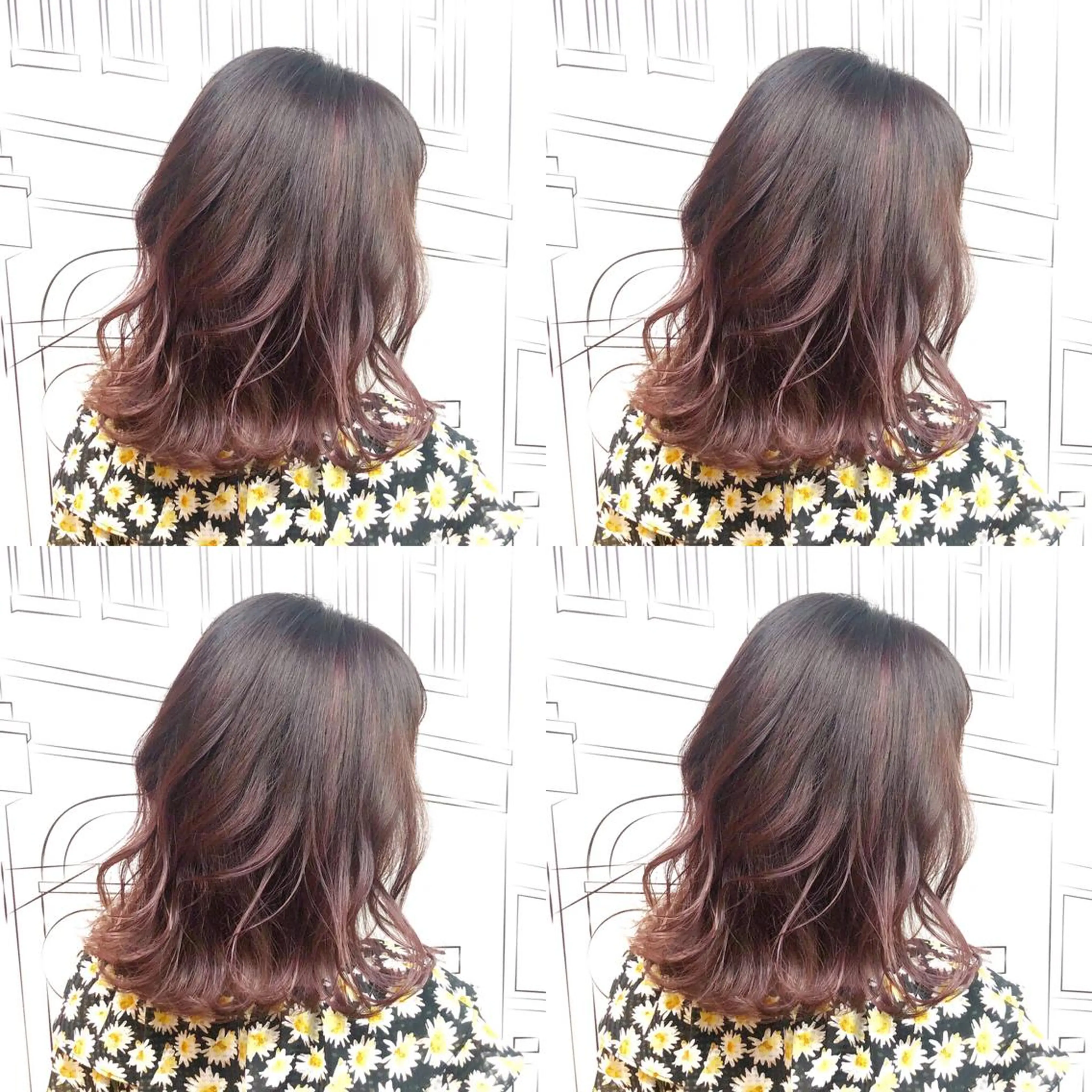 ミディアム カラー 透明感カラー イルミナカラー TOMOKA 艶髪/透明感カラーのヘアスタイル