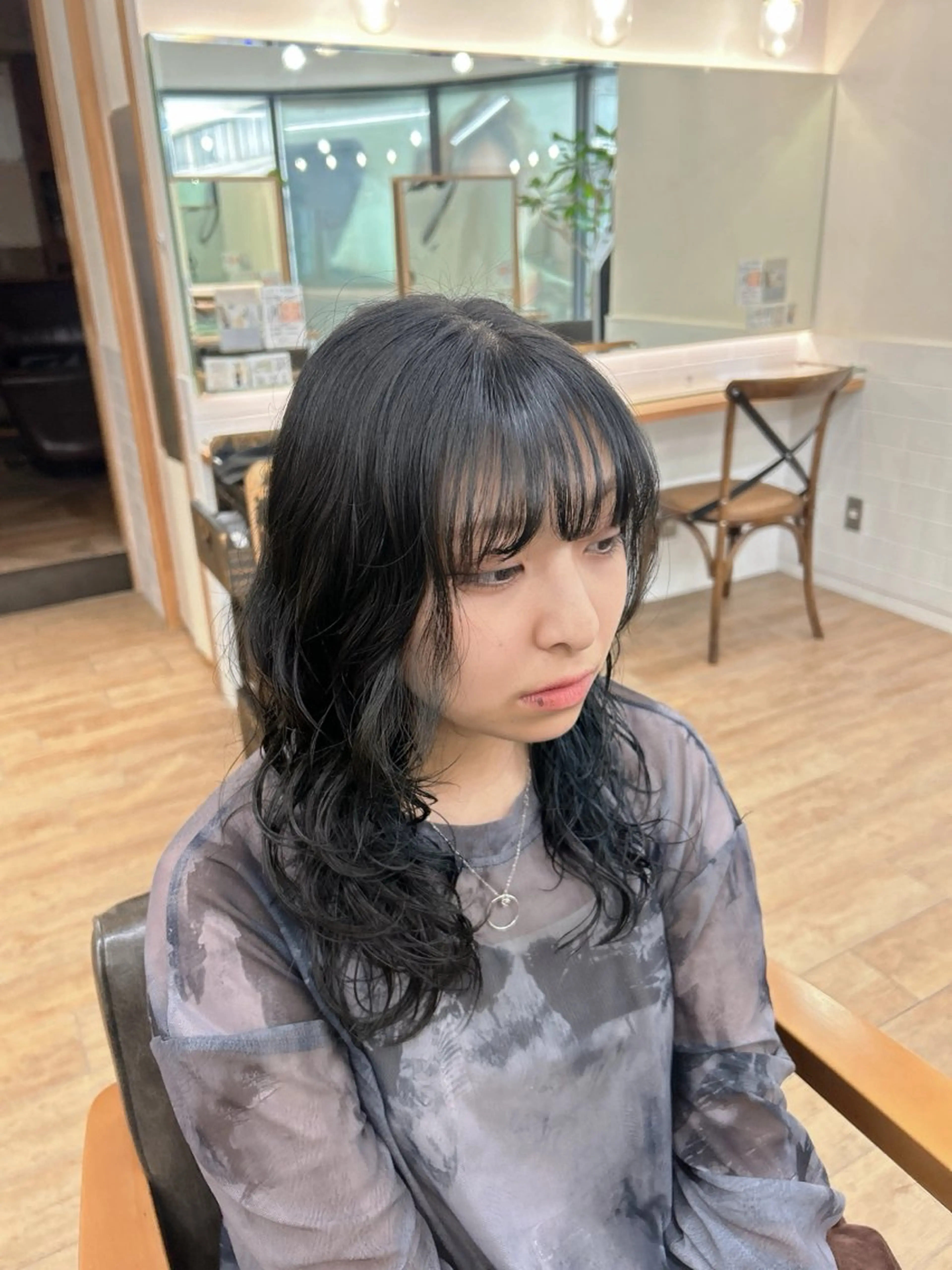 ミディアム カラー モデル募集中 🌷nanaha🌷のヘアスタイル