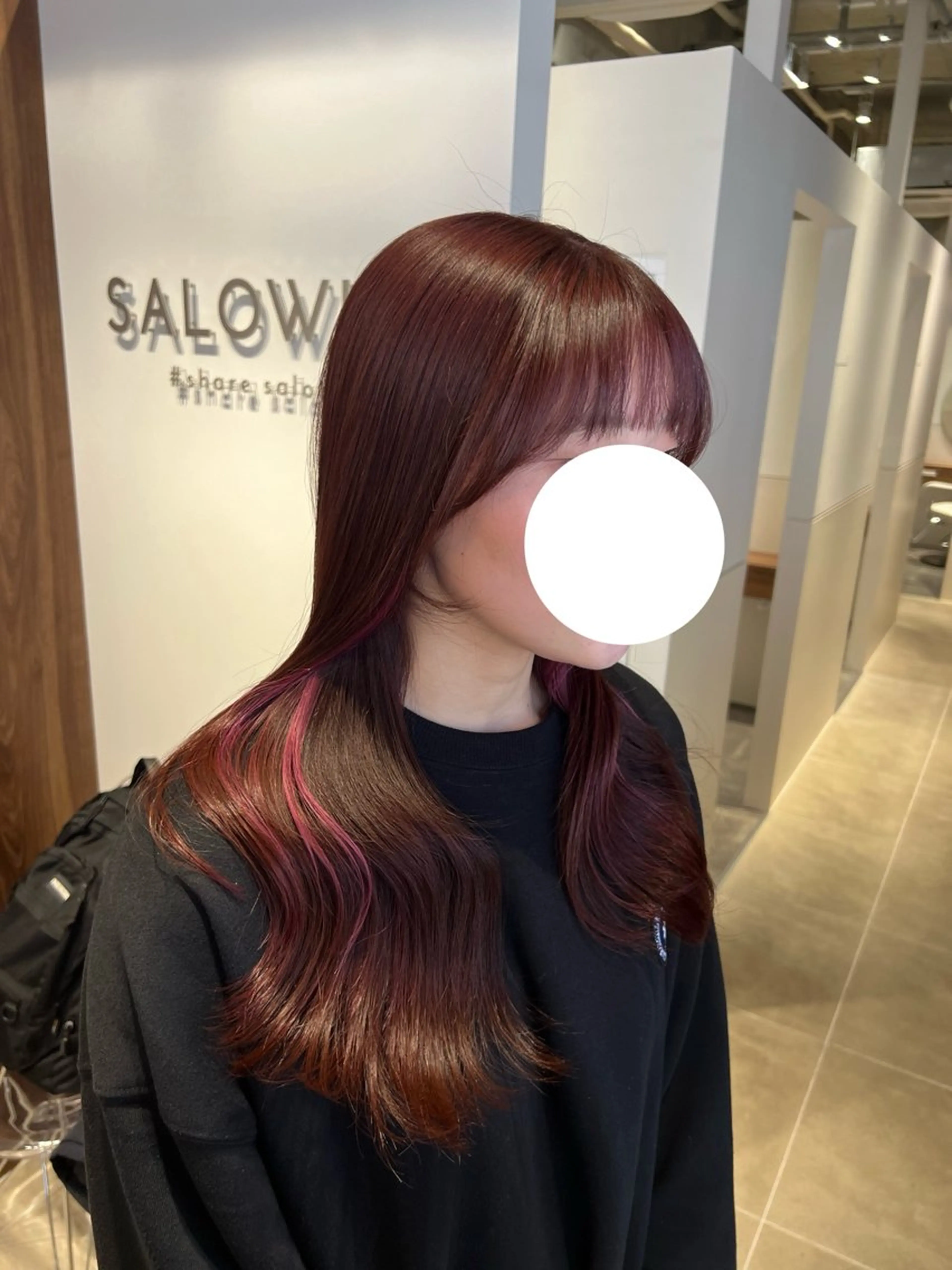 ロング カラー ブリーチ ダブルカラー ブリーチなしカラー ピンクカラー オタク特化美容師💟 チバコナツのヘアスタイル