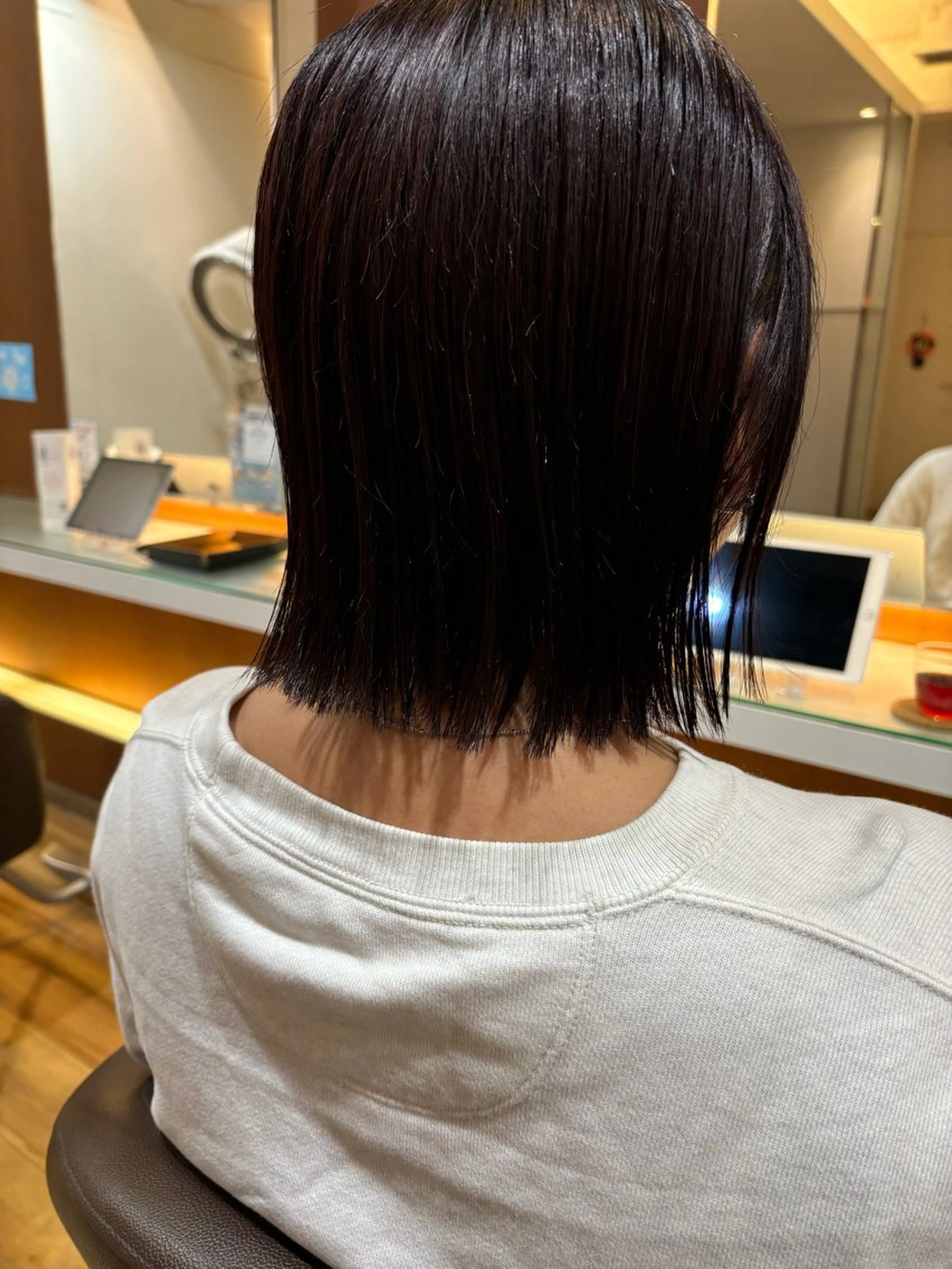 ショート カラー 池田理紗/ bob/メンズカットのヘアスタイル