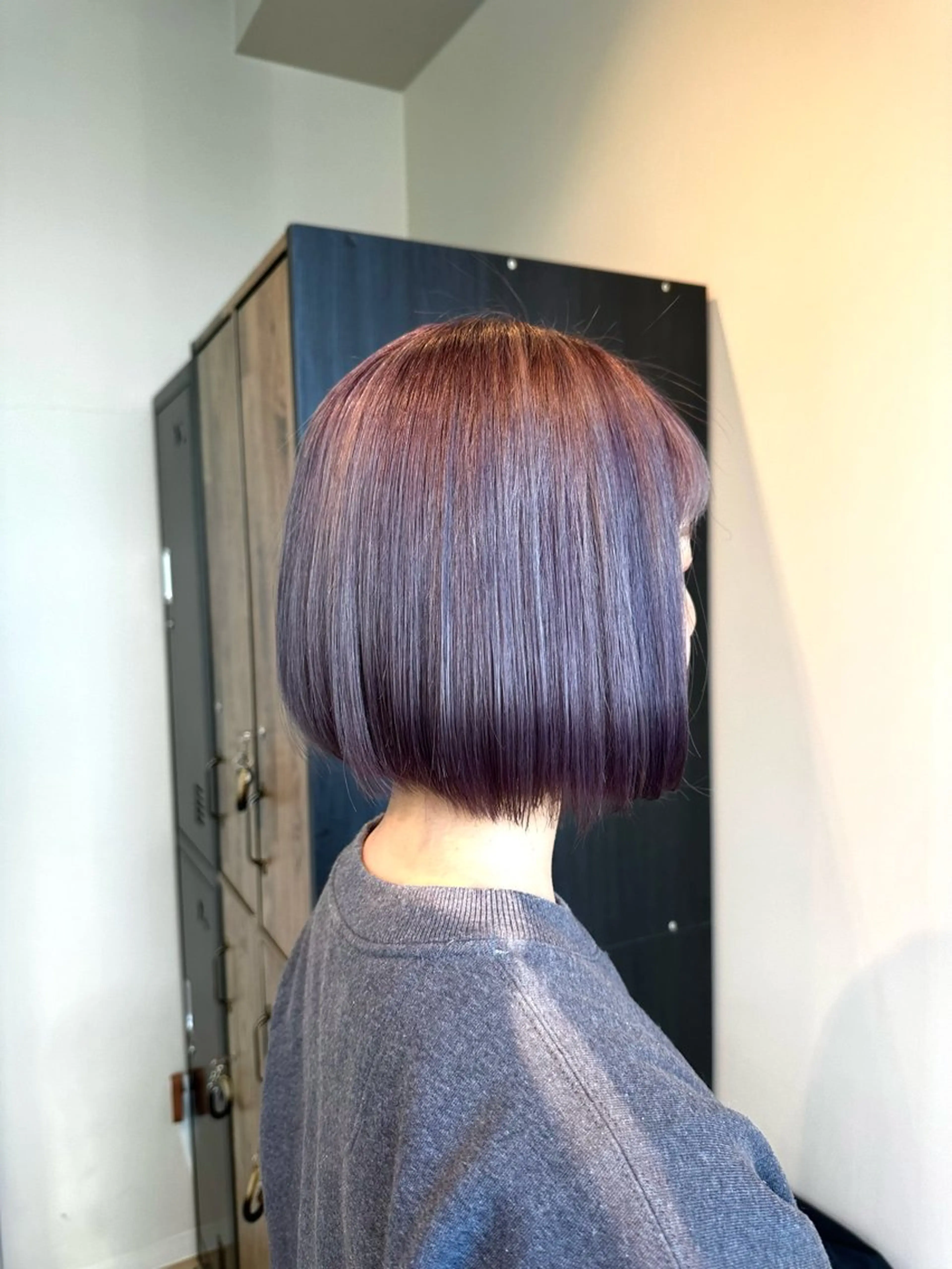 ショート カラー ヘアカラー トリートメント ✨髪質改善/ハイトー ン/艶髪高山のヘアスタイル