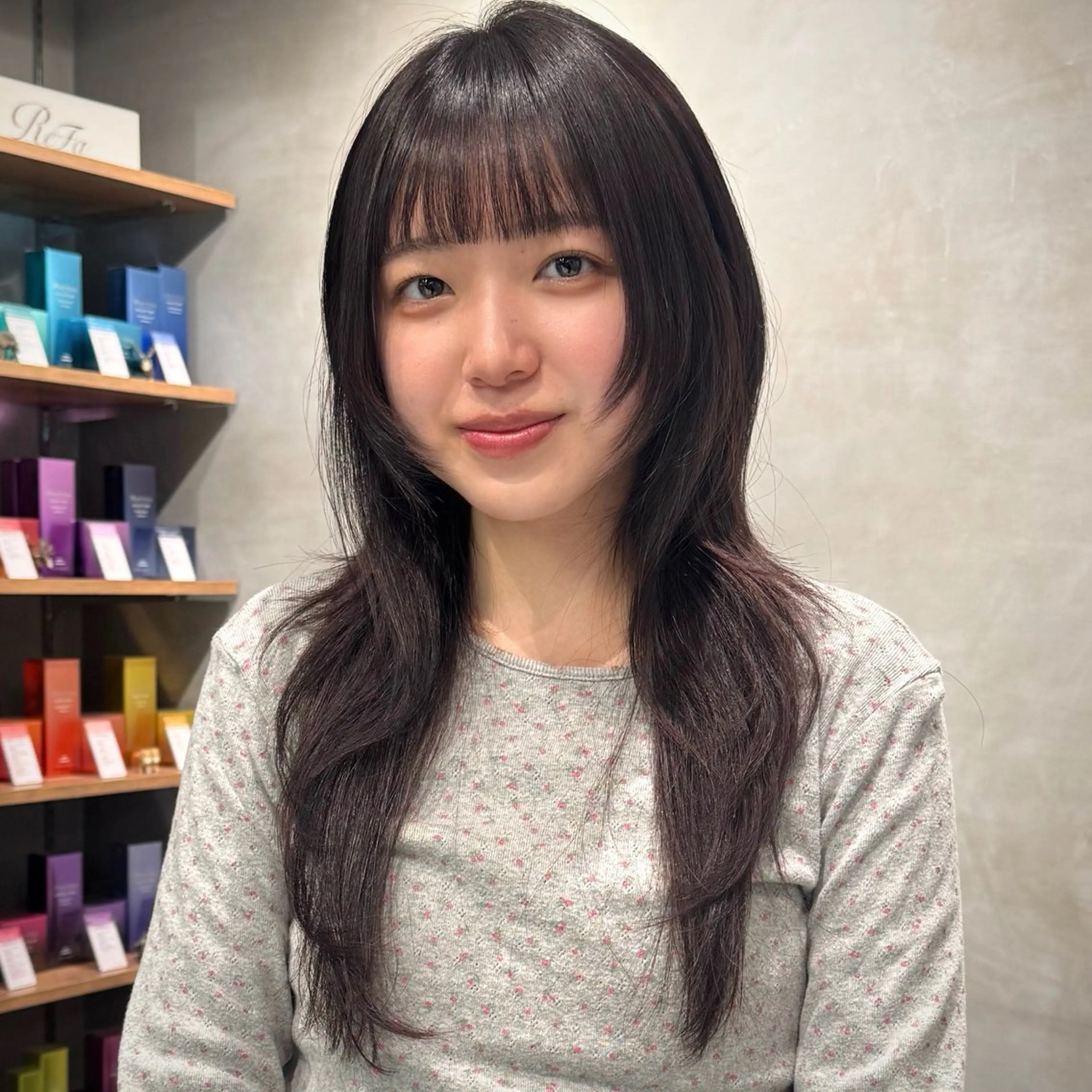 ロング カラー カット ヘアカラー トリートメント レイヤー/ウルフ🤍 mayo.のヘアスタイル