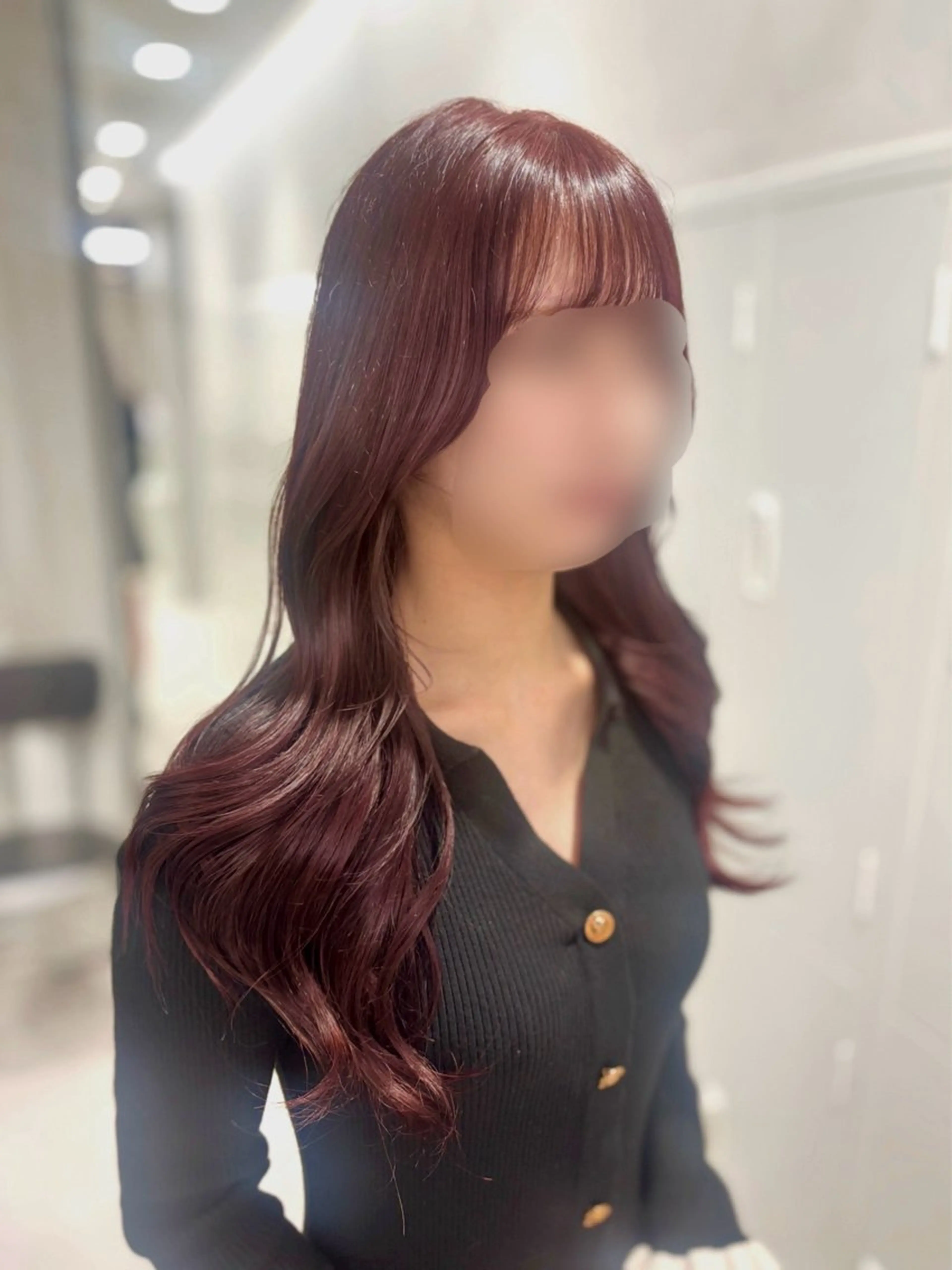 ロング カラー ヘアアレンジ 黒髪 ブリーチ ダブルカラー ブリーチなしカラー ヘアカラー トリートメント ヘッドスパ ヘアセット 透明感カラー・レイヤ ー🎀amika🎀のヘアスタイル