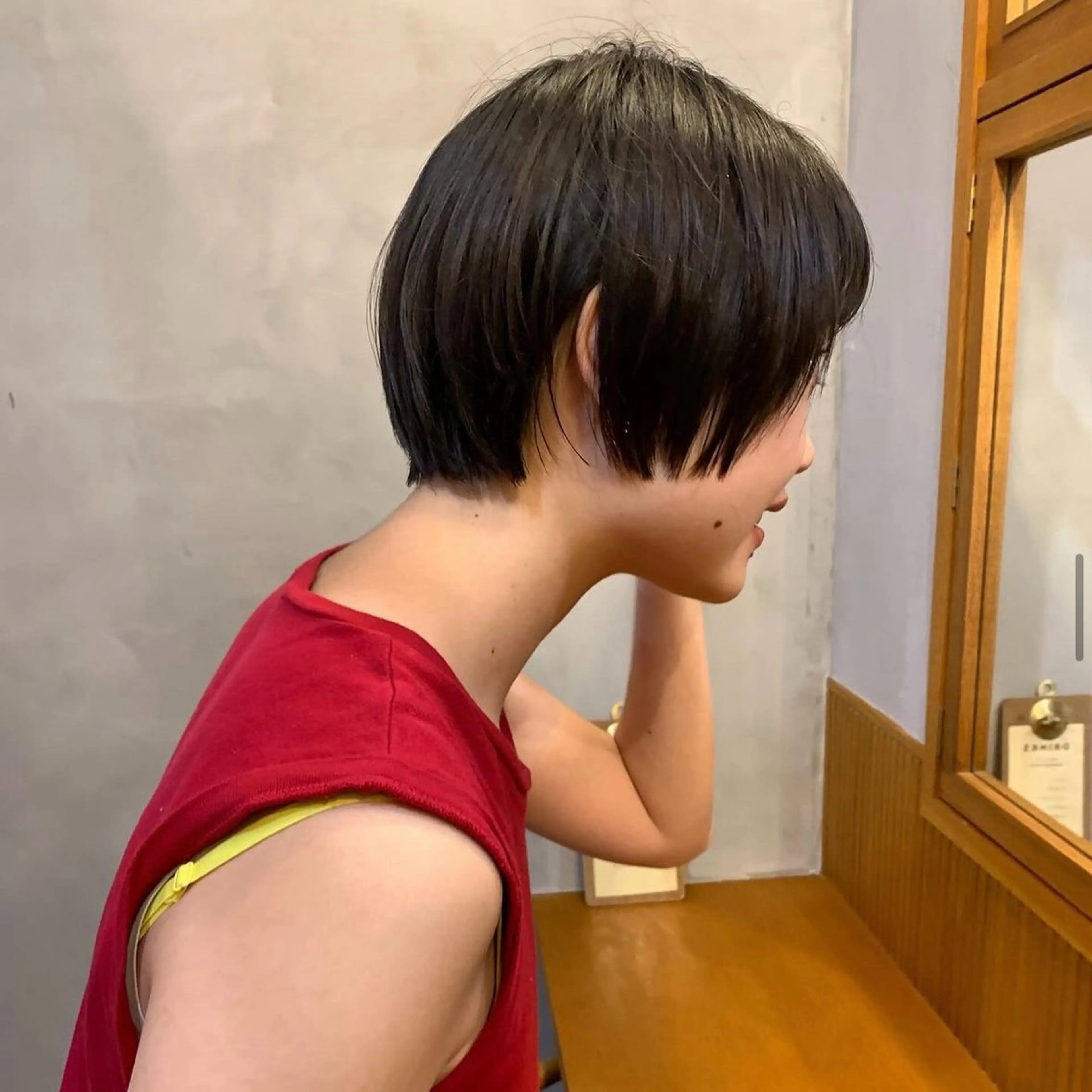 ショート カラー ショートボブ ボブ ショートヘア 渋谷/原宿/メンズ/ コヤマトモヤのヘアスタイル