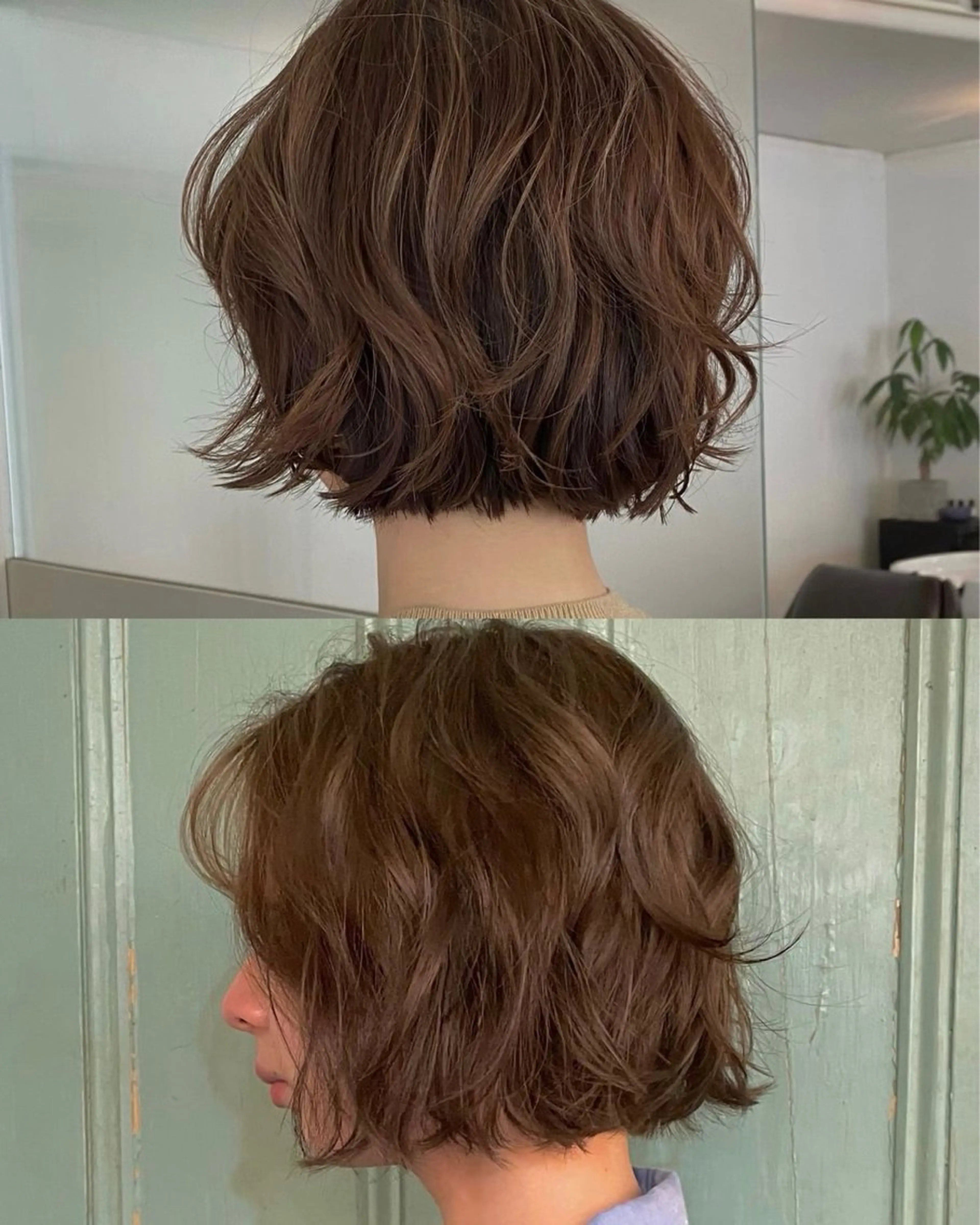 ショート パーマ ボブ カット パーマ トリートメント ＊UNU＊ RICOのヘアスタイル