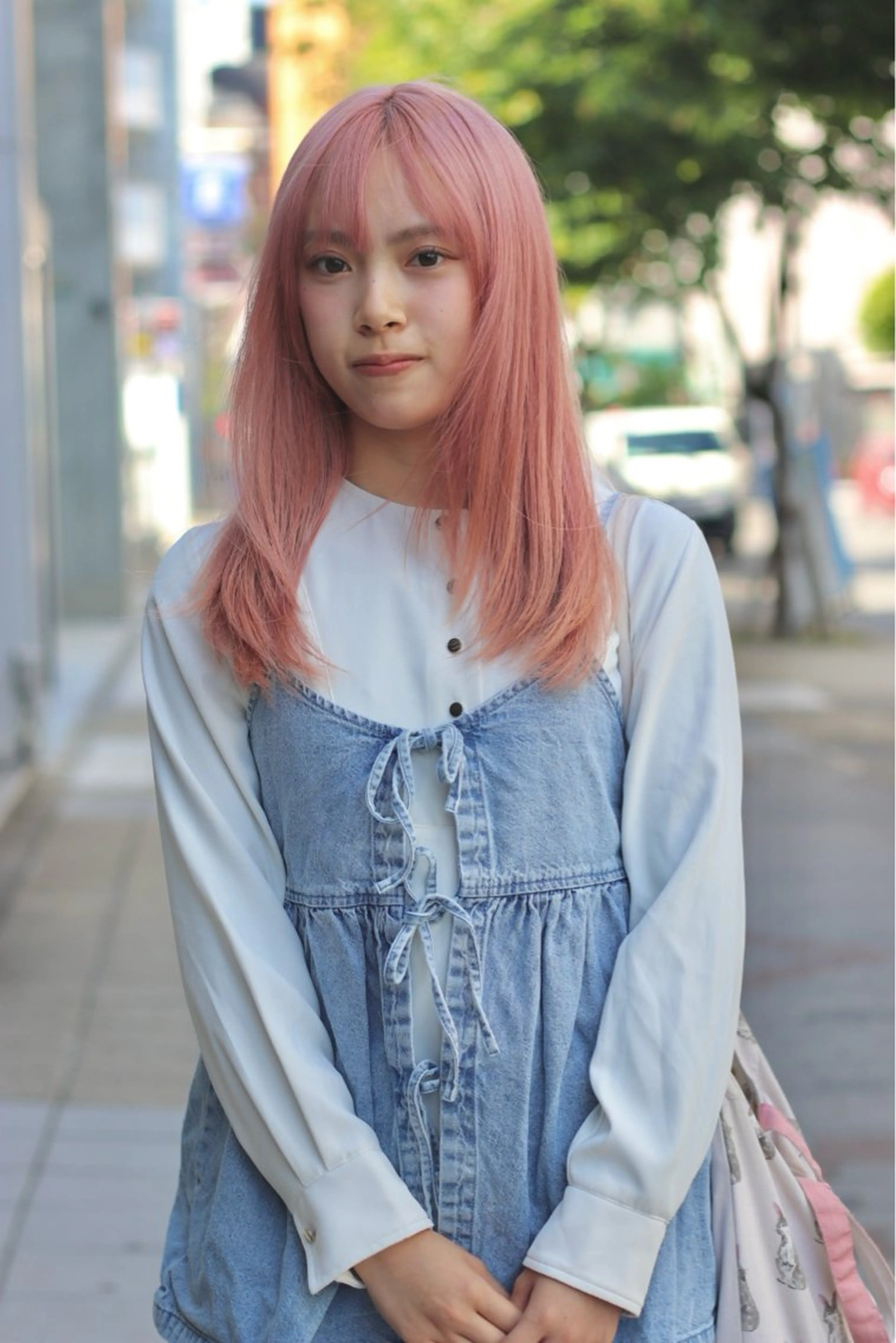 ロング カラー ピンクカラー joh/メンズ/ ブリーチ/矢場町のヘアスタイル