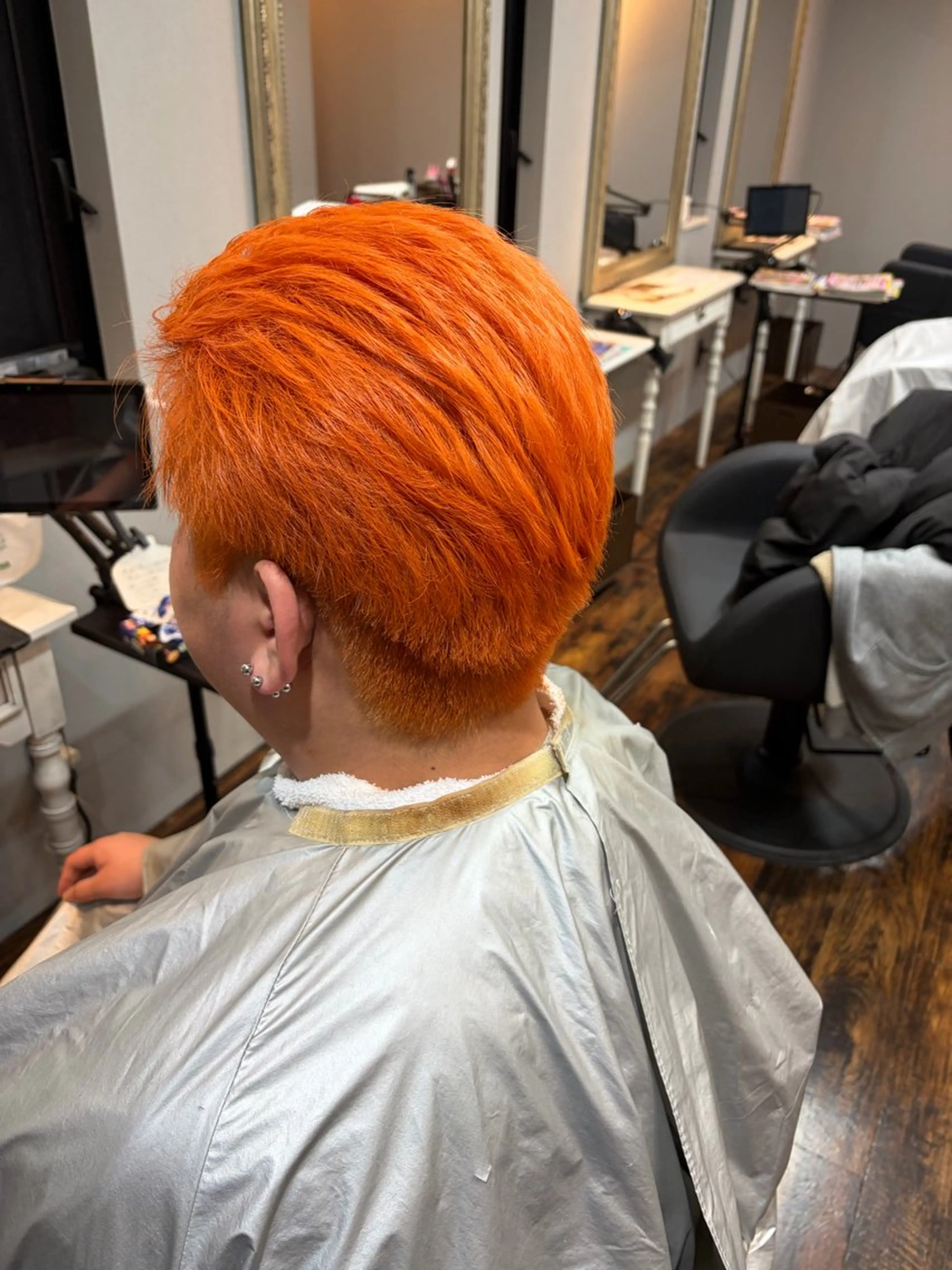 ショート ヘアカラー トリートメント 👑艶髪/ブリーチ/ 縮毛矯正/パーマ👑のヘアスタイル