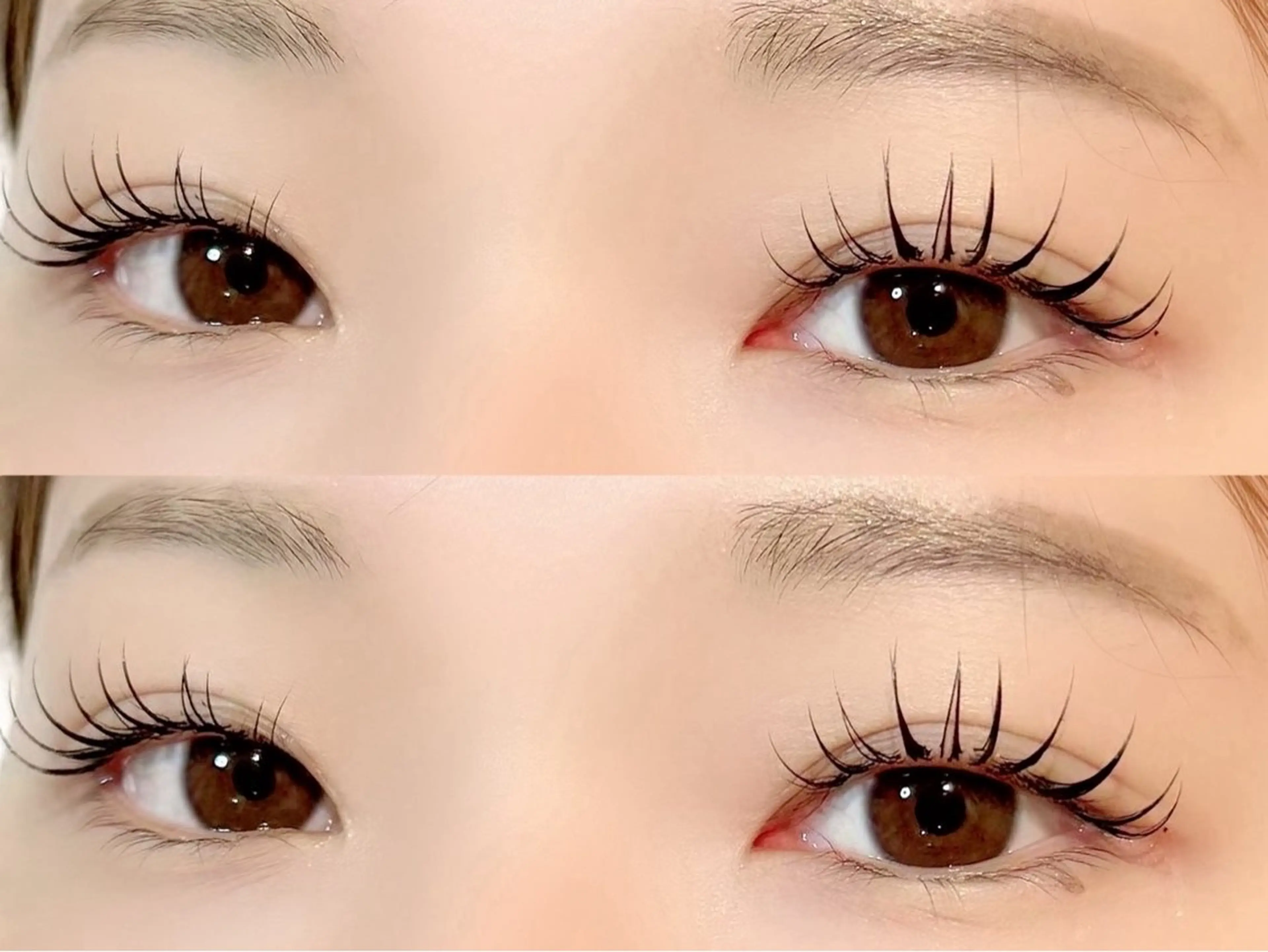 まつげエクステ　80本までの写真