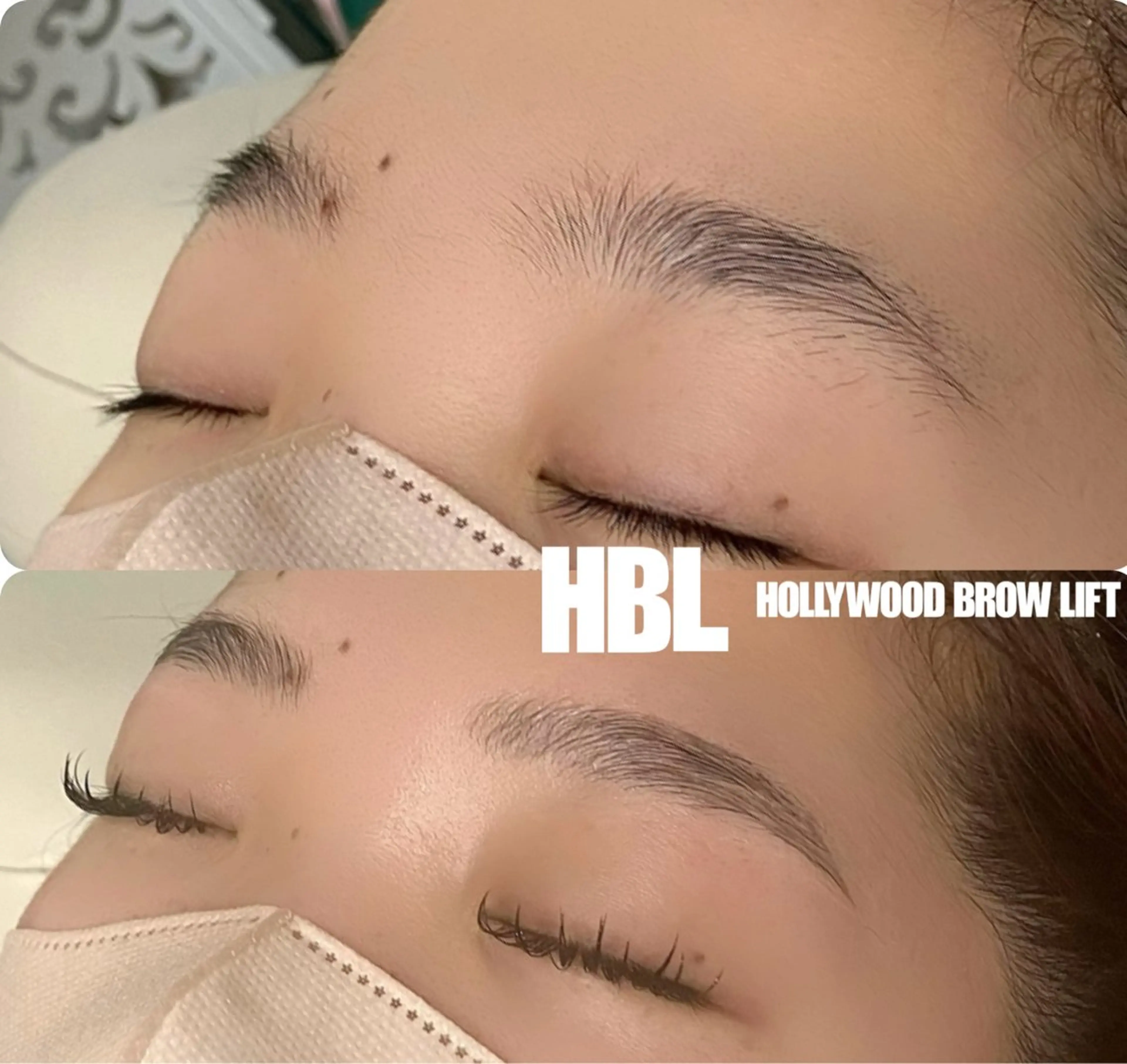 アイブロウ ハリウッドブロウリフト 眉毛ワックス脱毛 Briller @odawaraのマツエク・マツパデザイン