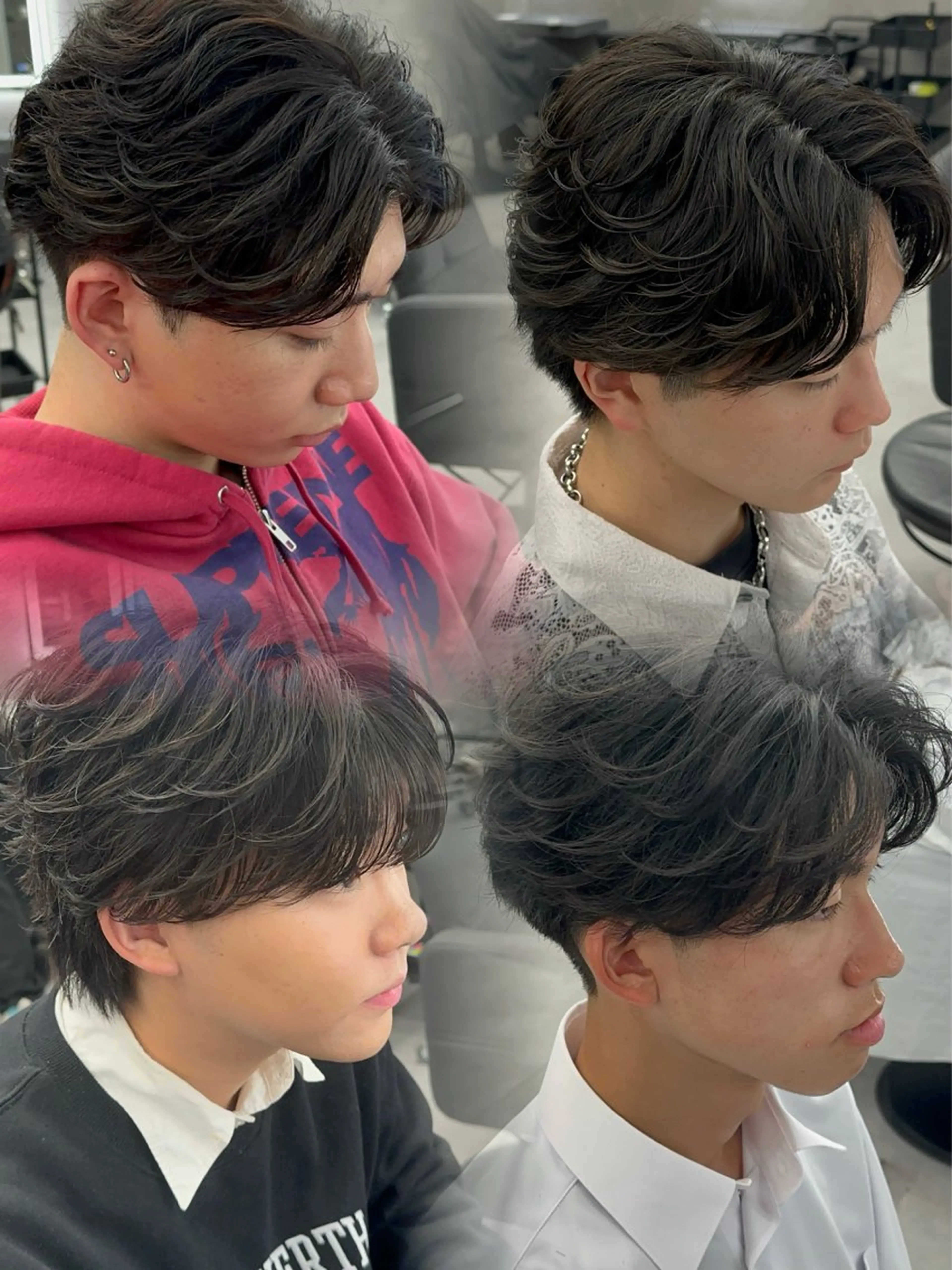 カラー パーマ メンズ メンズパーマ ニュアンスパーマ カット パーマ 札幌美容室 /光👑のヘアスタイル