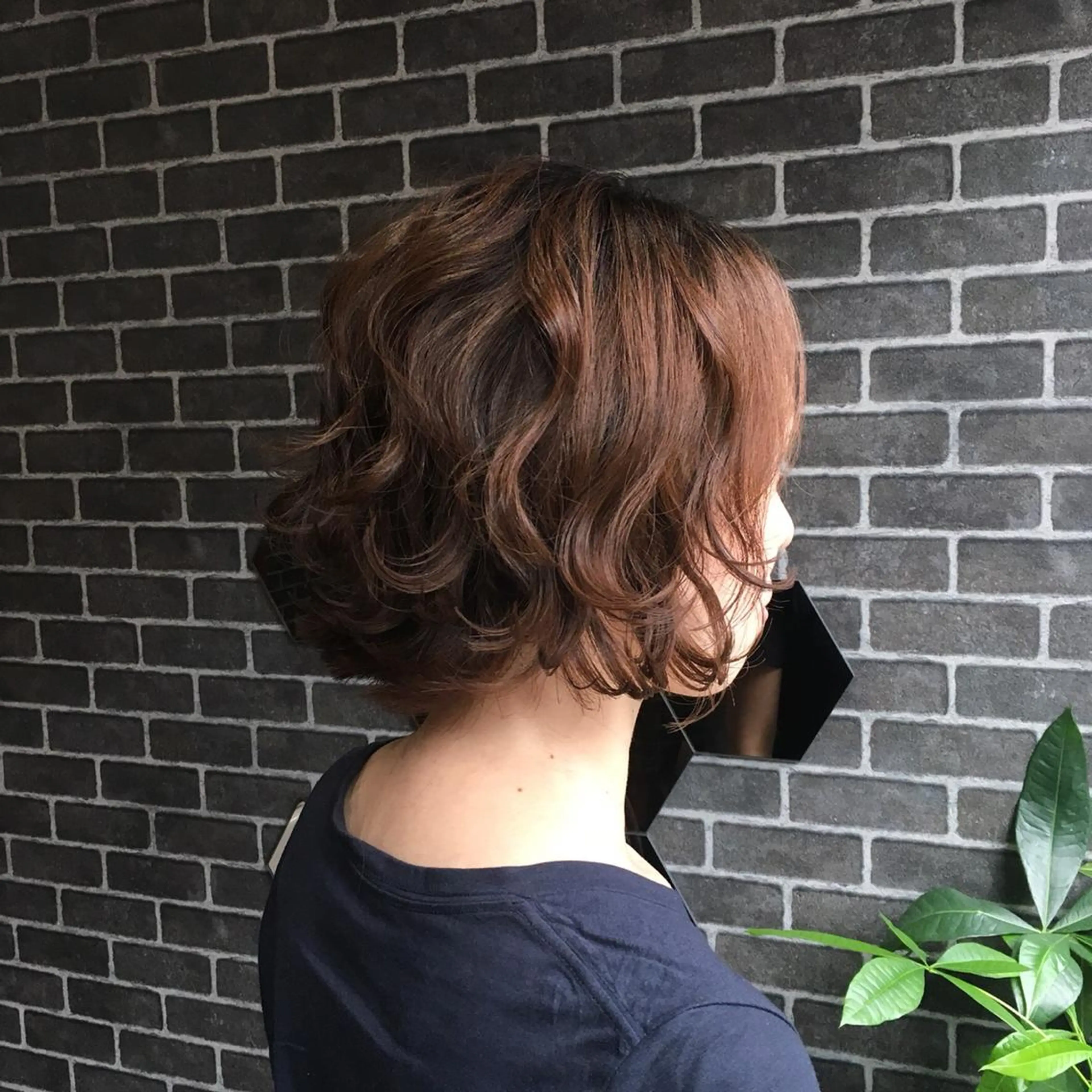 ミディアム カラー アッシュ アッシュブラウン ブラウンカラー ボブ カット ヘアカラー トリートメント ✂︎中山竜哉✂︎ 川崎スタイリストのヘアスタイル