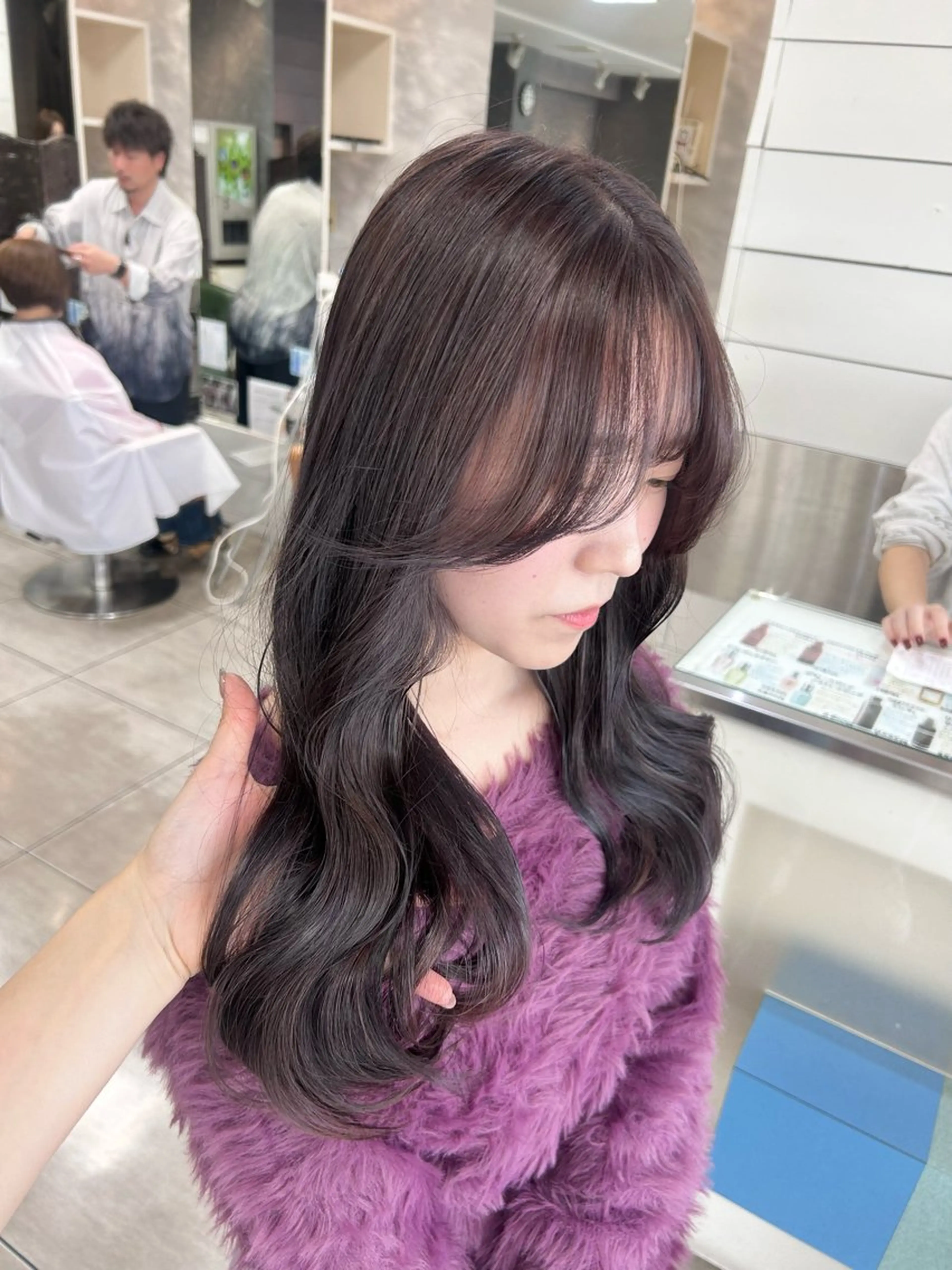 ロング カット ヘアカラー 🫧艶髪カラー🫧 森本くるみのヘアスタイル