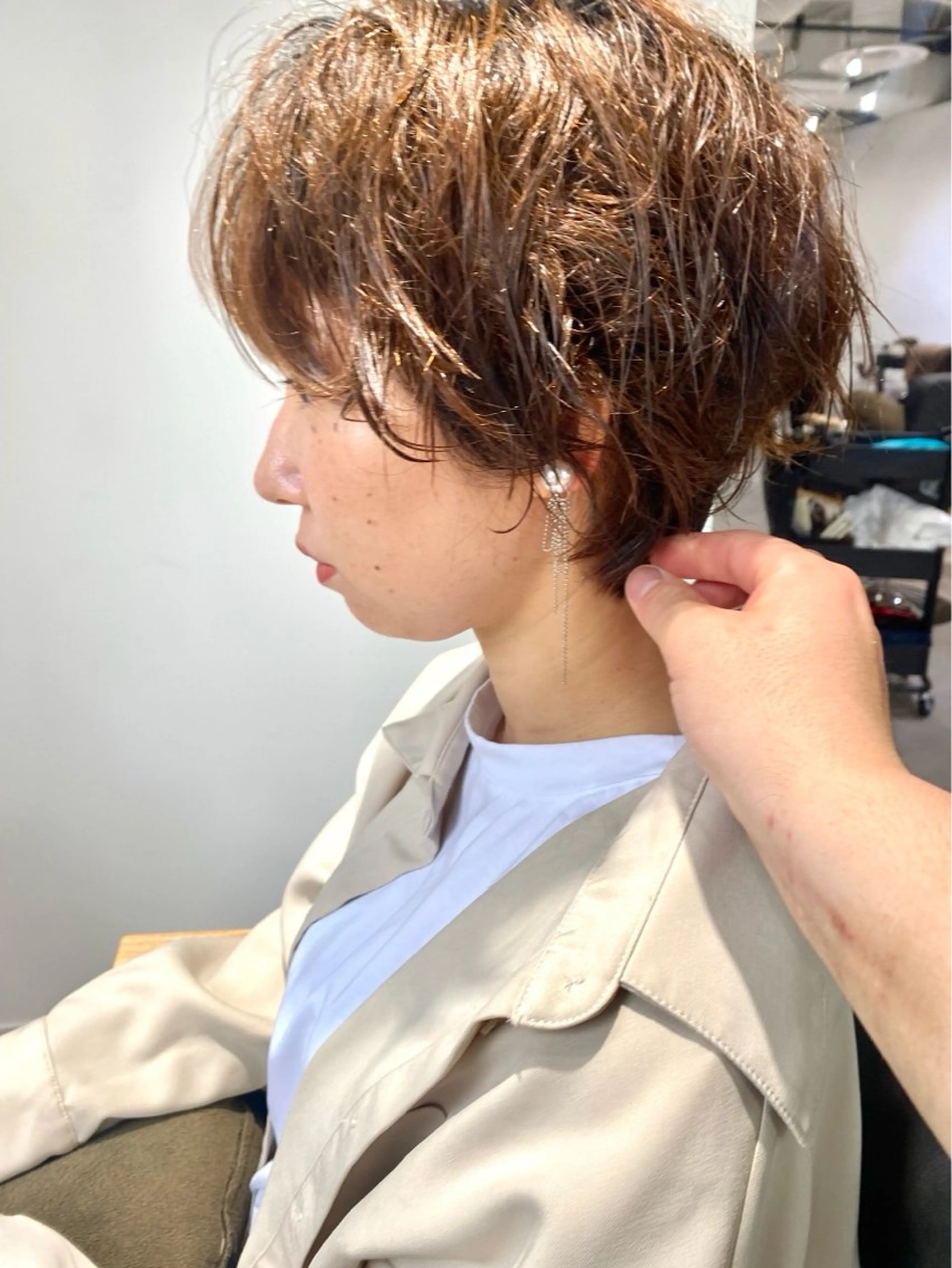 ショート ショートヘア 韓国ヘア/透明感 カラー/YUSEIのヘアスタイル