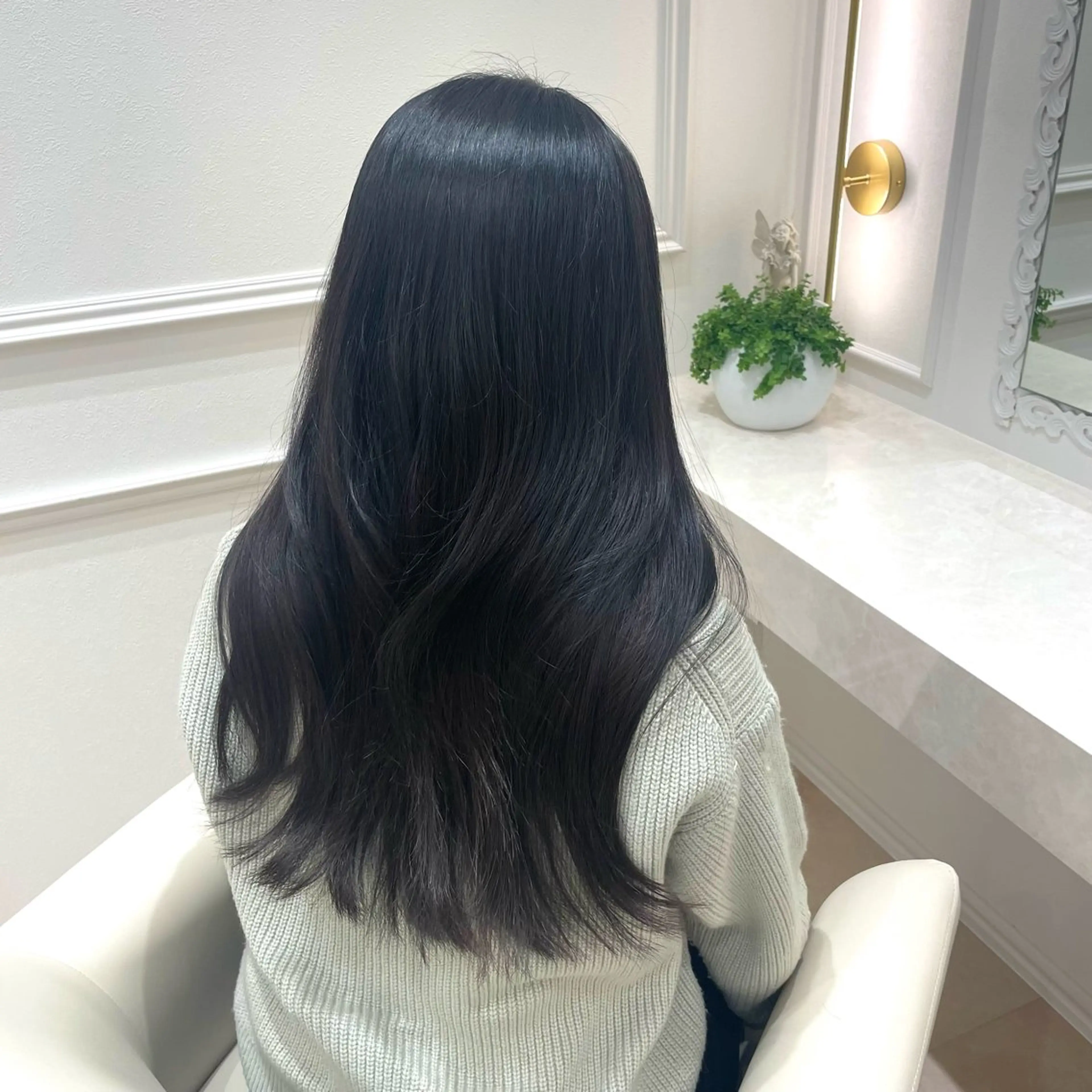 ロング 内田 龍樹のヘアスタイル