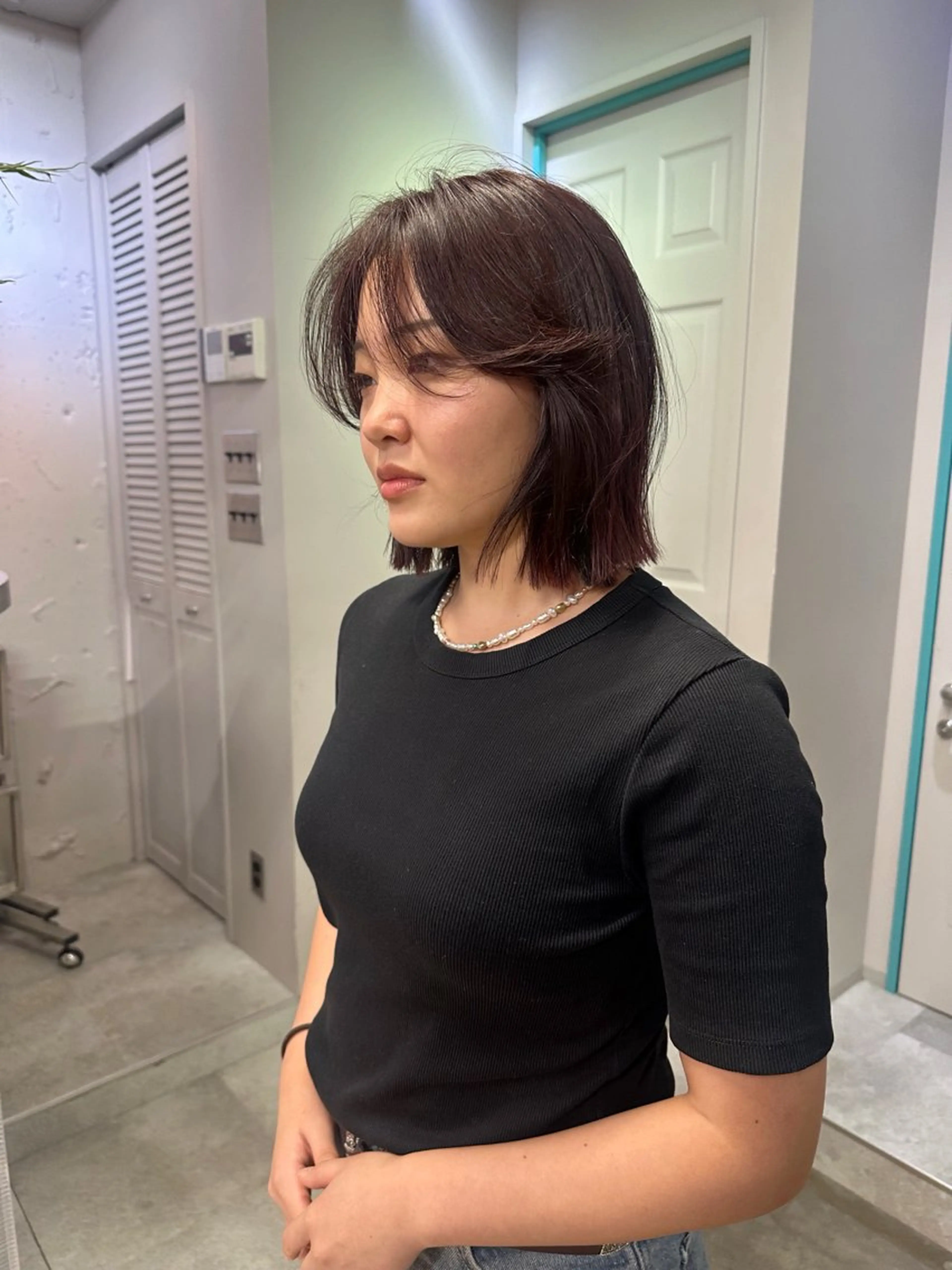 ショート ハッシュカット🎀 レイヤーカットのヘアスタイル