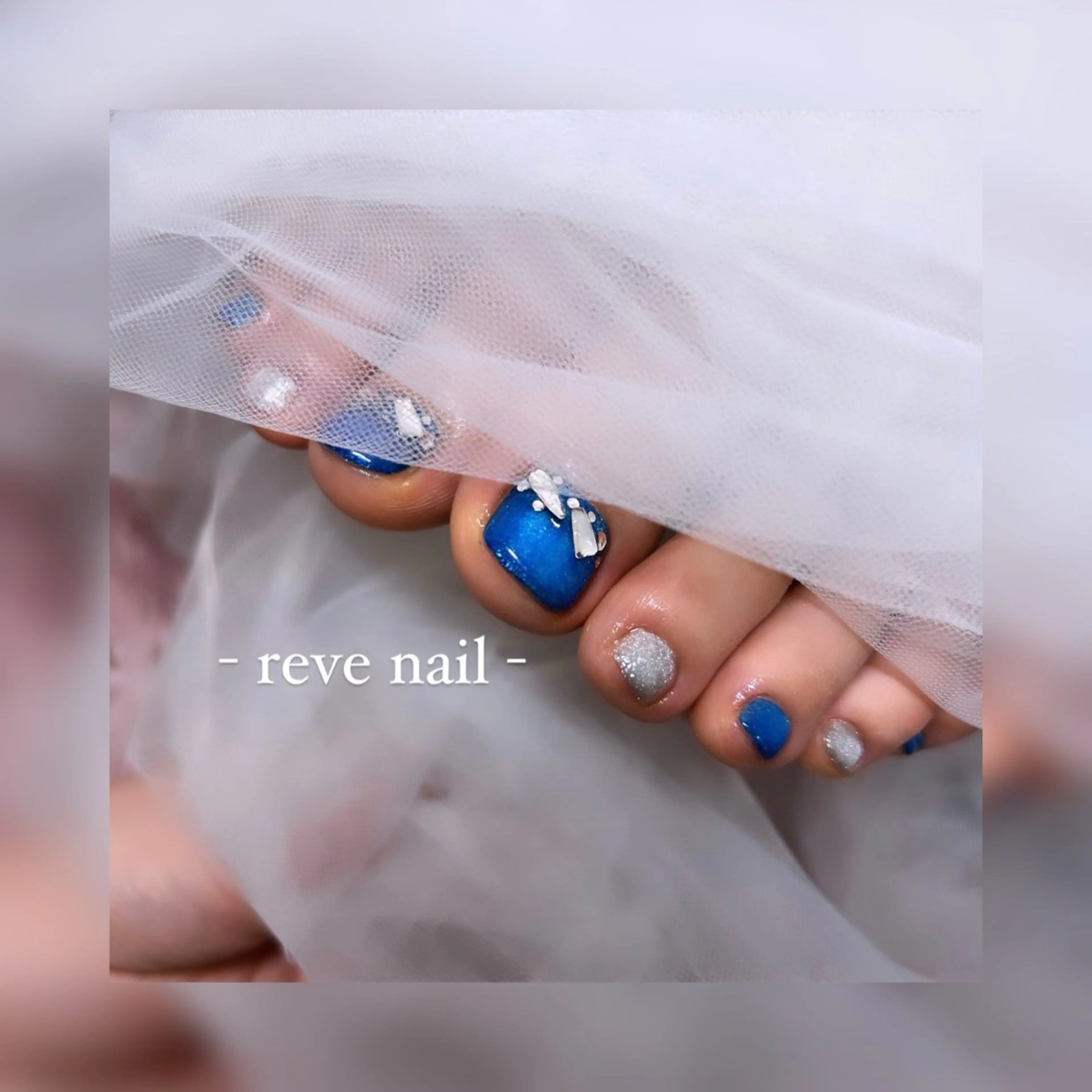 ネイル フットネイル 門真市 三ツ島 reve nailのネイルデザイン