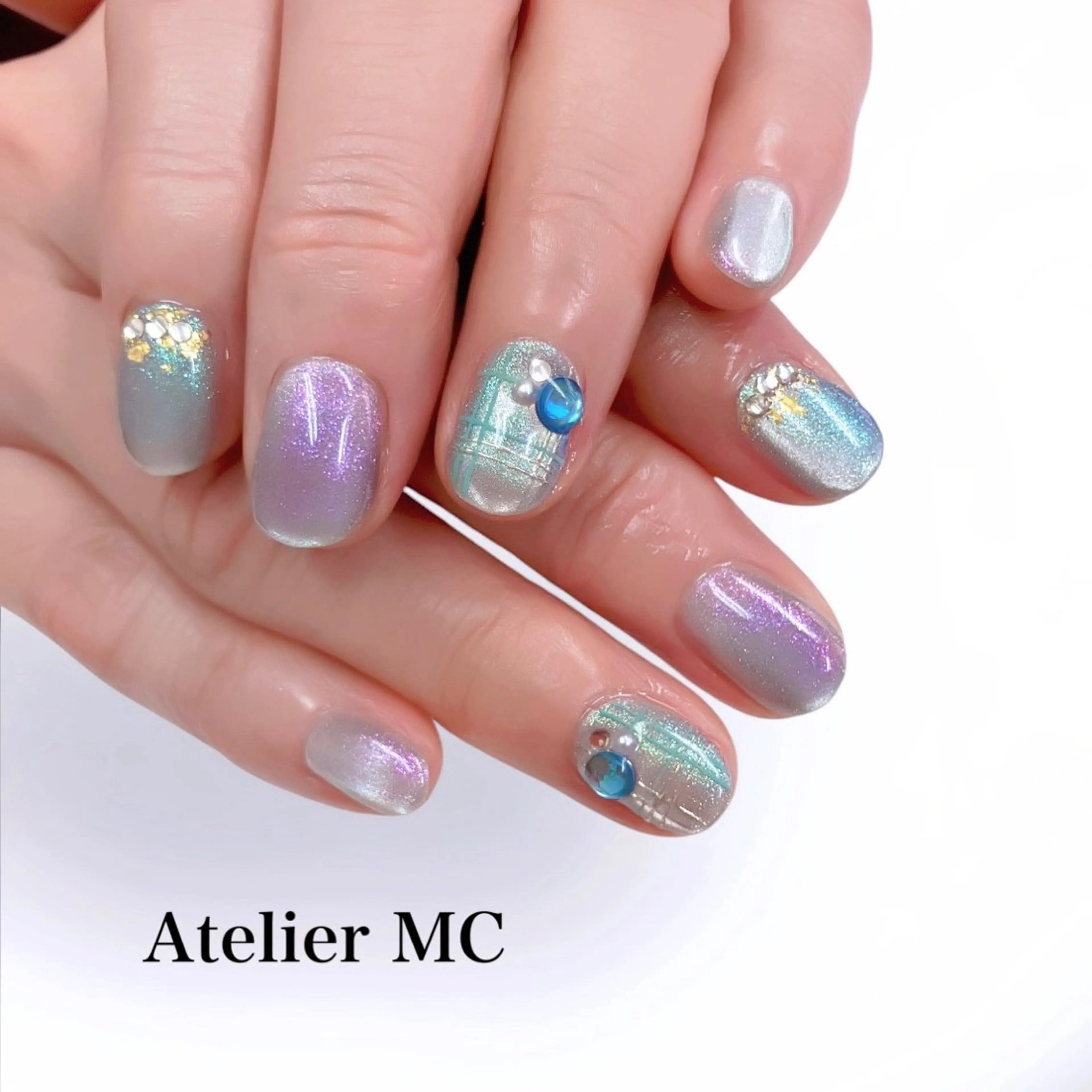 ネイル アートネイル ハンドネイル アトリエ エムシー 【新富町・東銀座】のネイルデザイン