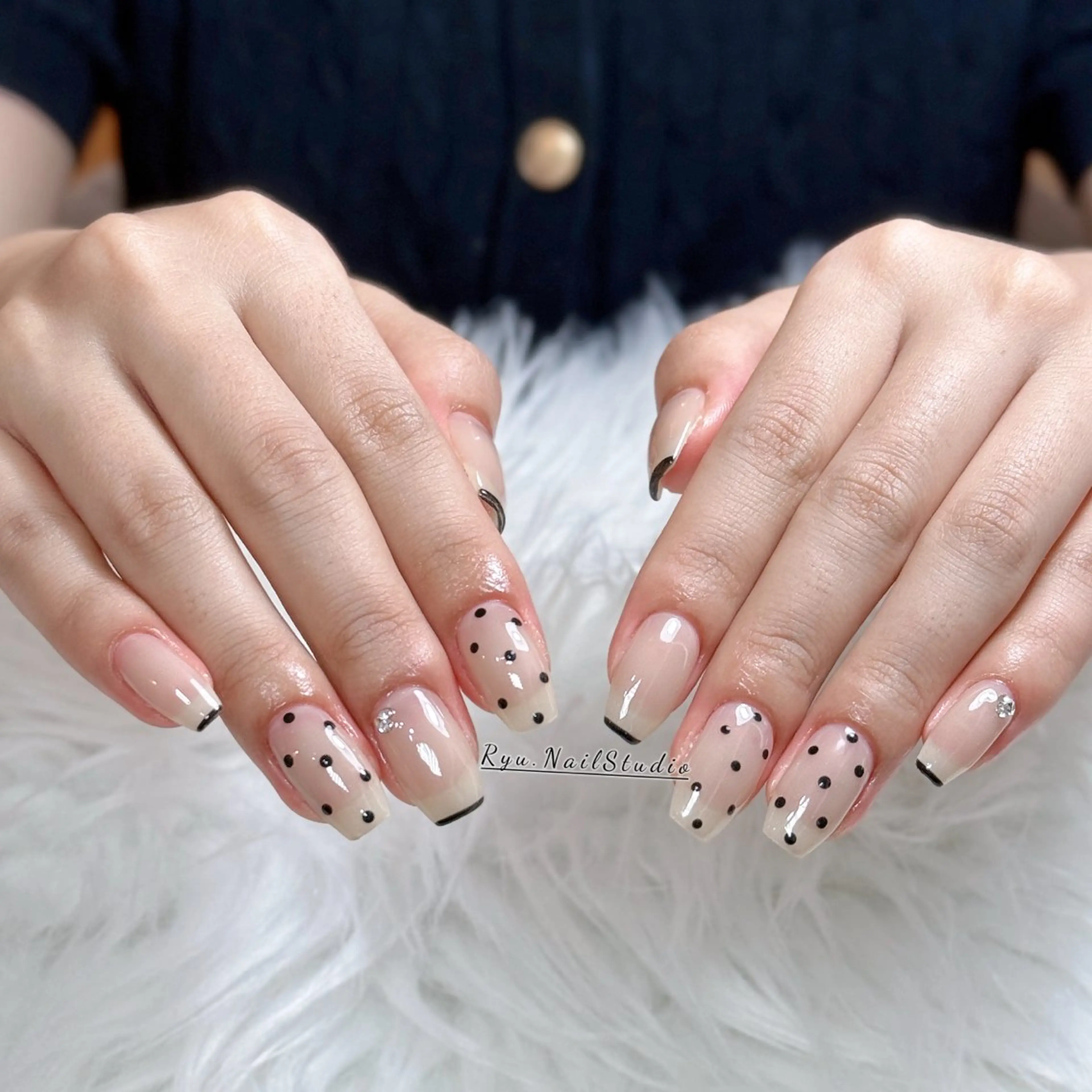 ネイル アートネイル ジェルネイル キラキラネイル ミラーネイル ニュアンスネイル ハンドネイル Ryu nail studioのネイルデザイン