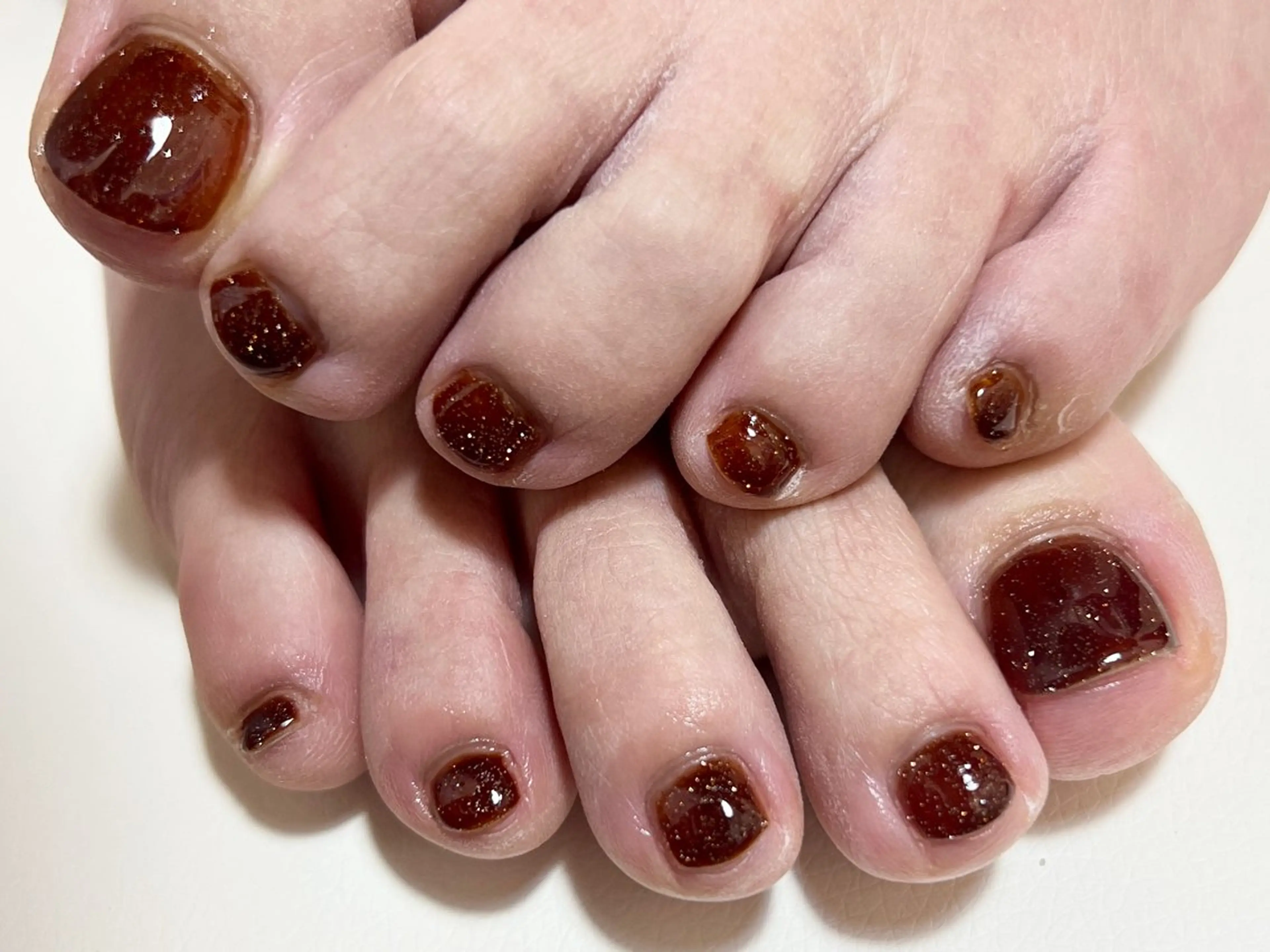 ネイル フットネイル フットネイル 個性派ニュアンス nuts nail所属・【池袋】nuts nail　なつみのネイルデザイン