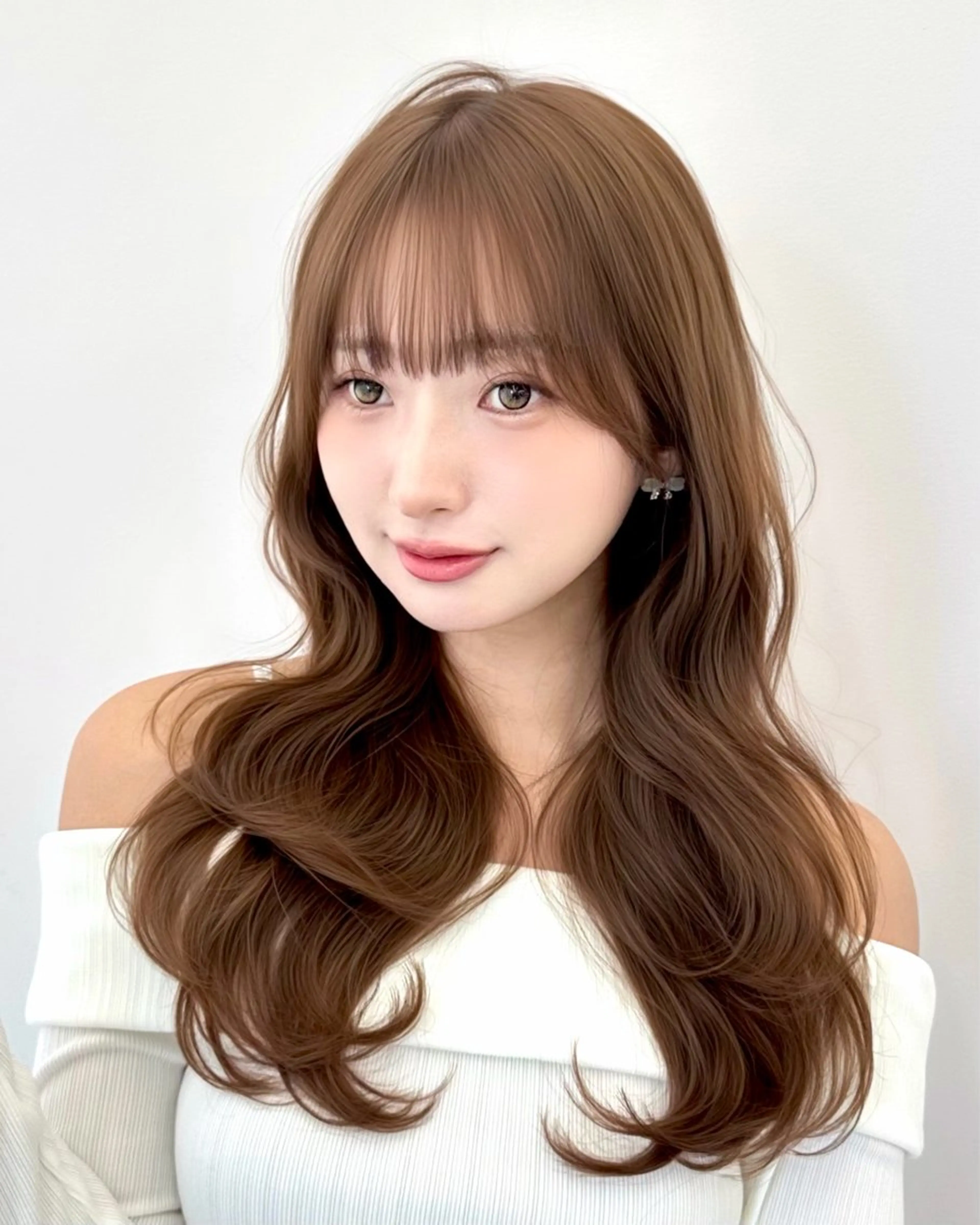 ロング カット トリートメント 似合わせカット 根来悠斗のヘアスタイル