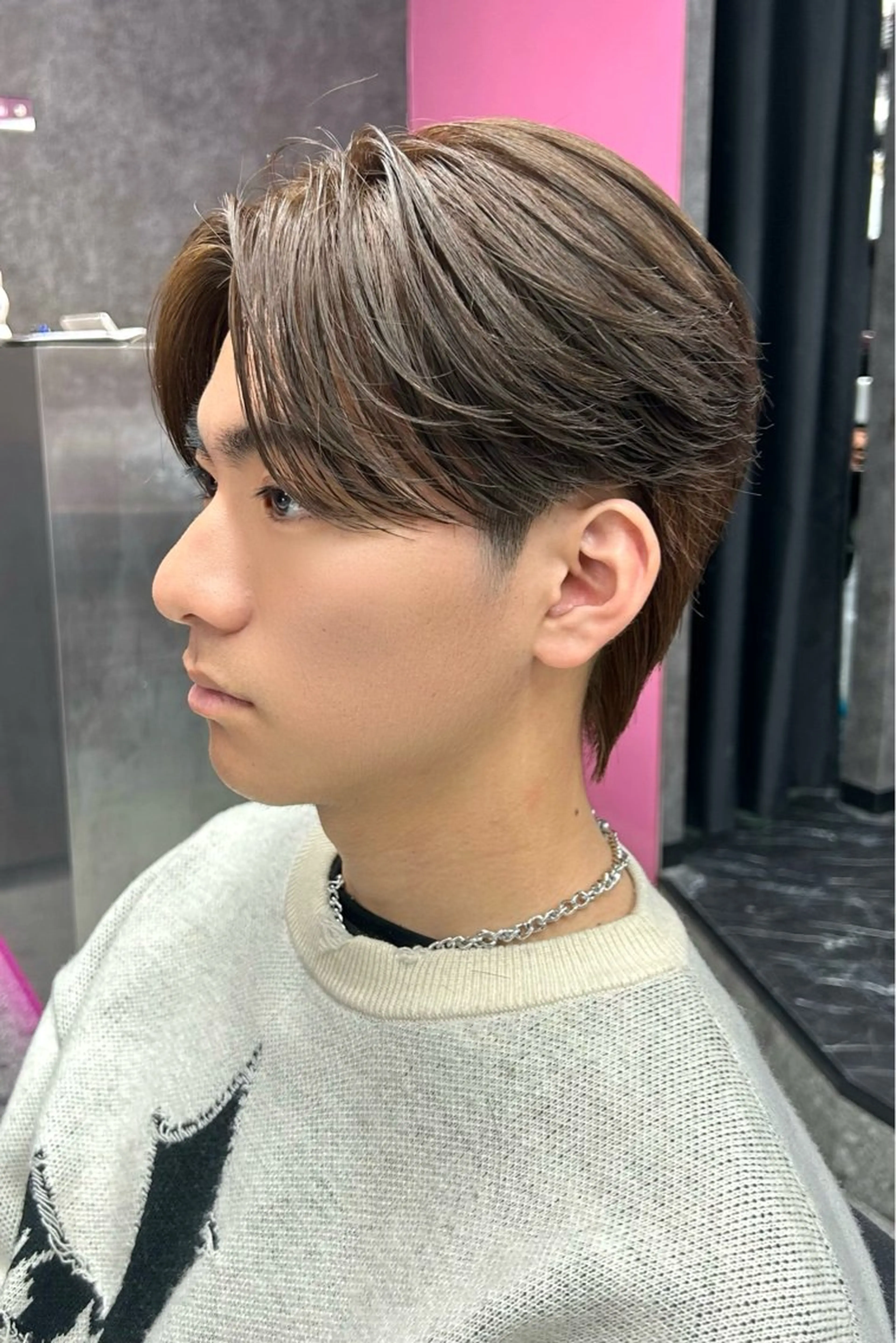 ショート カラー メンズ カット ヘアセット メンズスタイリスト 前田雄輝のヘアスタイル